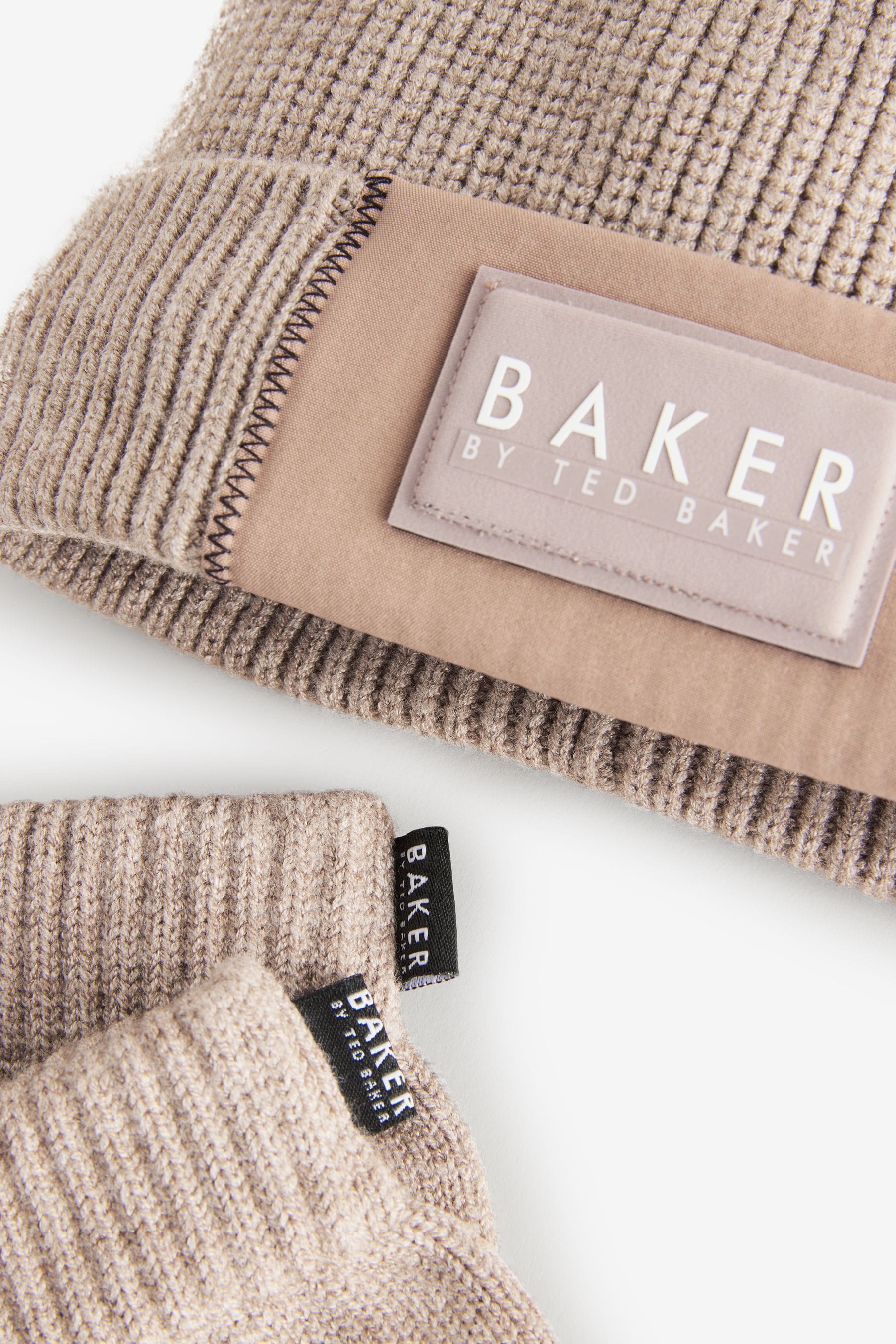 Baker by Ted Baker Boys Beanie and Gloves Set