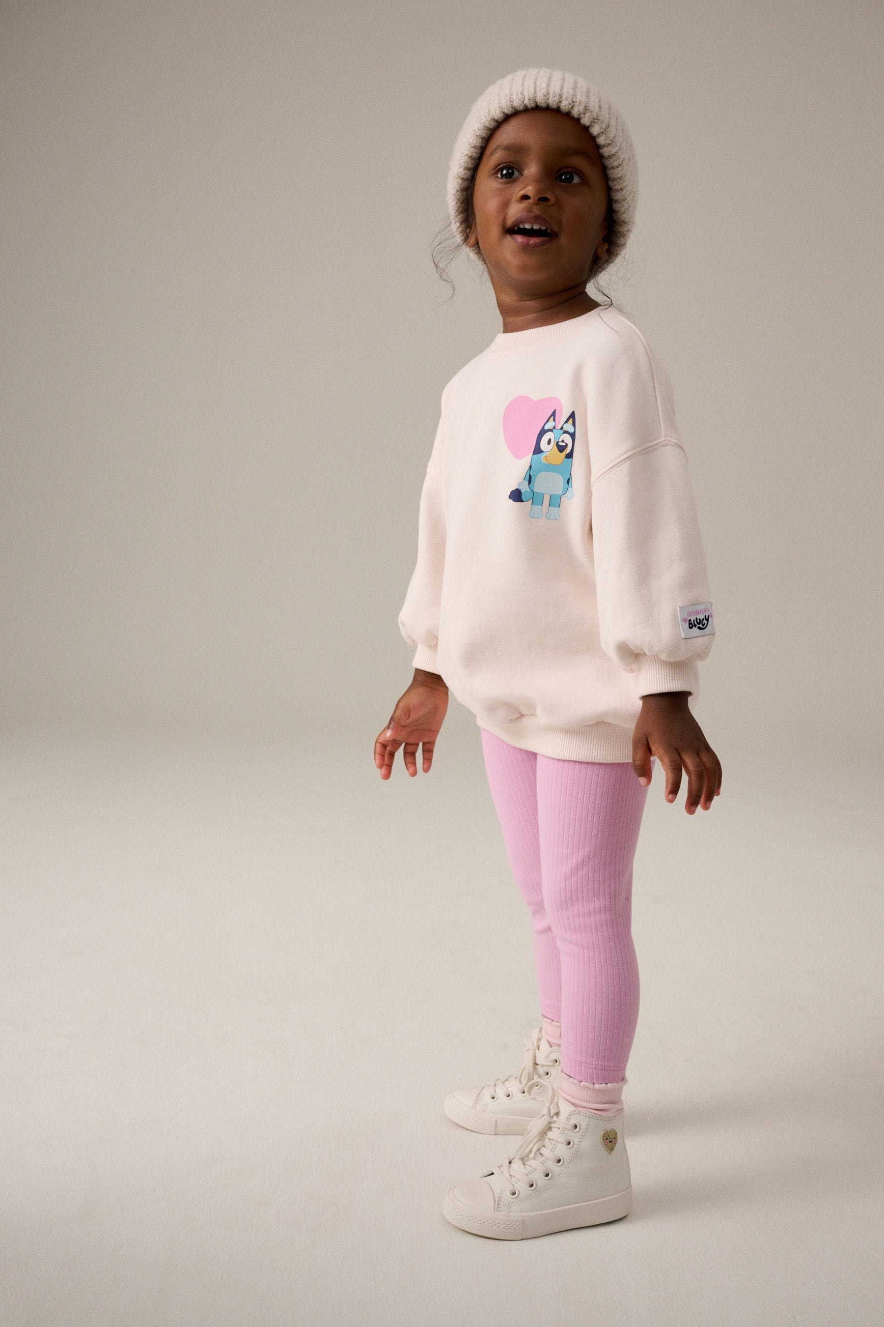 Oatmeal Bluey Sweatshirt and Leggings Set (3mths-7yrs)