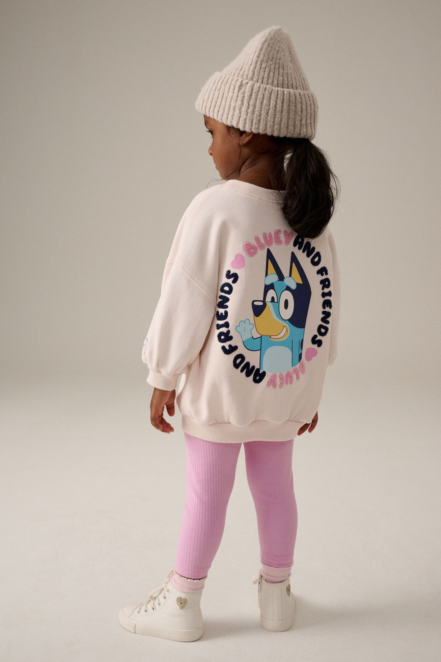 Oatmeal Bluey Sweatshirt and Leggings Set (3mths-7yrs)