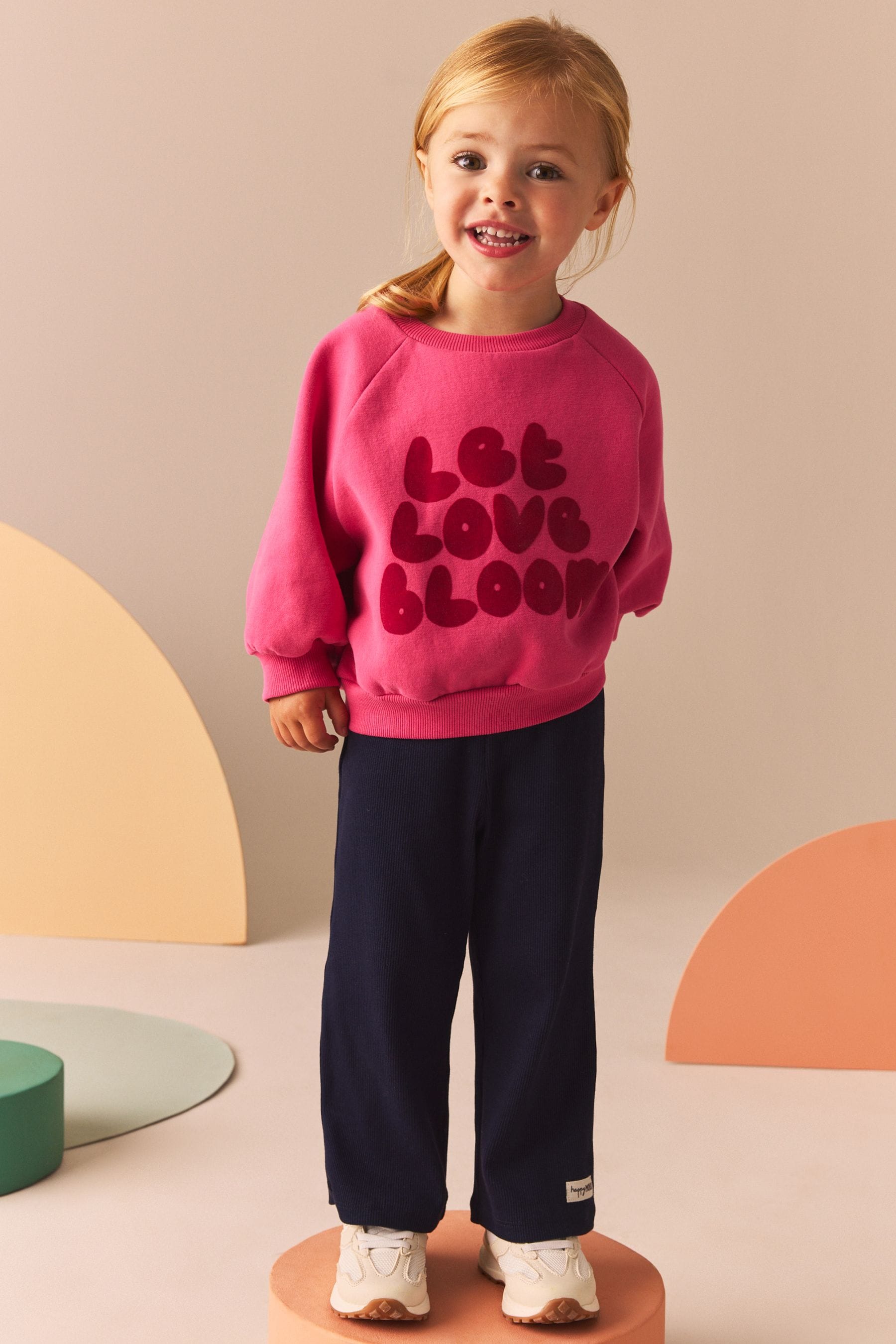 Pink Love Raglan Sweatshirt (3mths-7yrs)