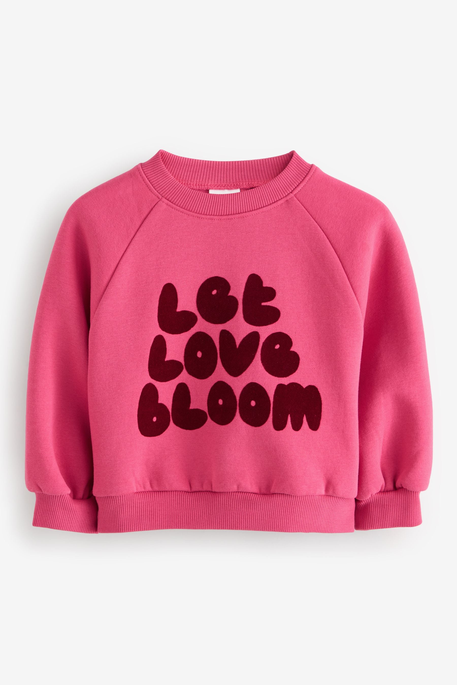 Pink Love Raglan Sweatshirt (3mths-7yrs)