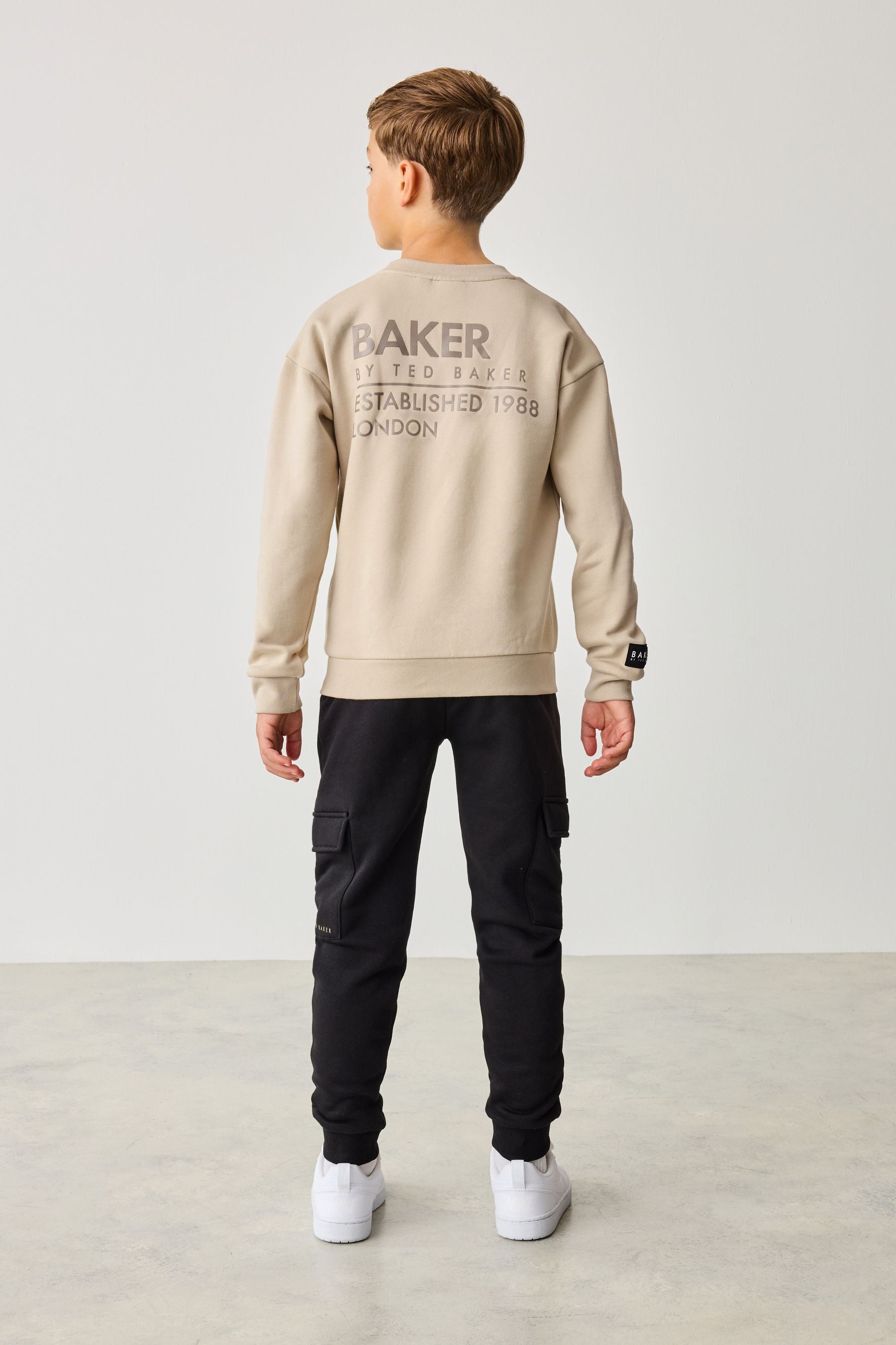 Baker by Ted Baker Sweatshirt and Cargo Joggers Set