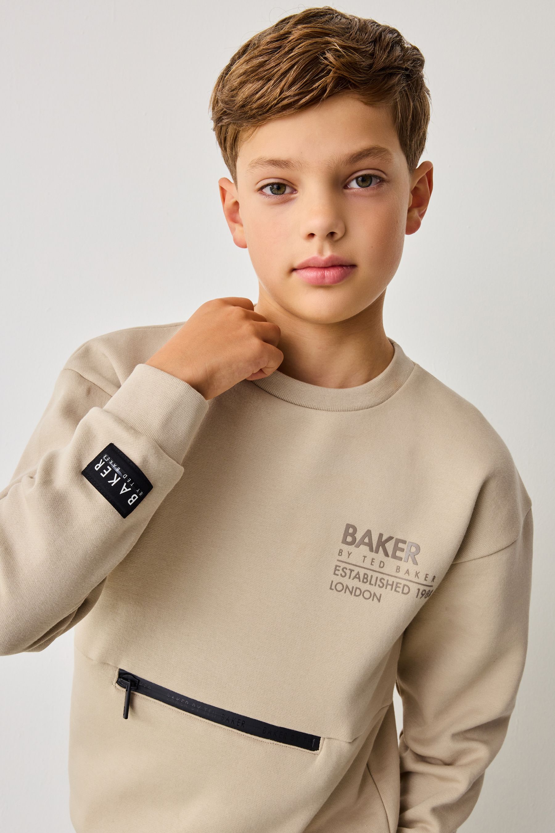 Baker by Ted Baker Sweatshirt and Cargo Joggers Set