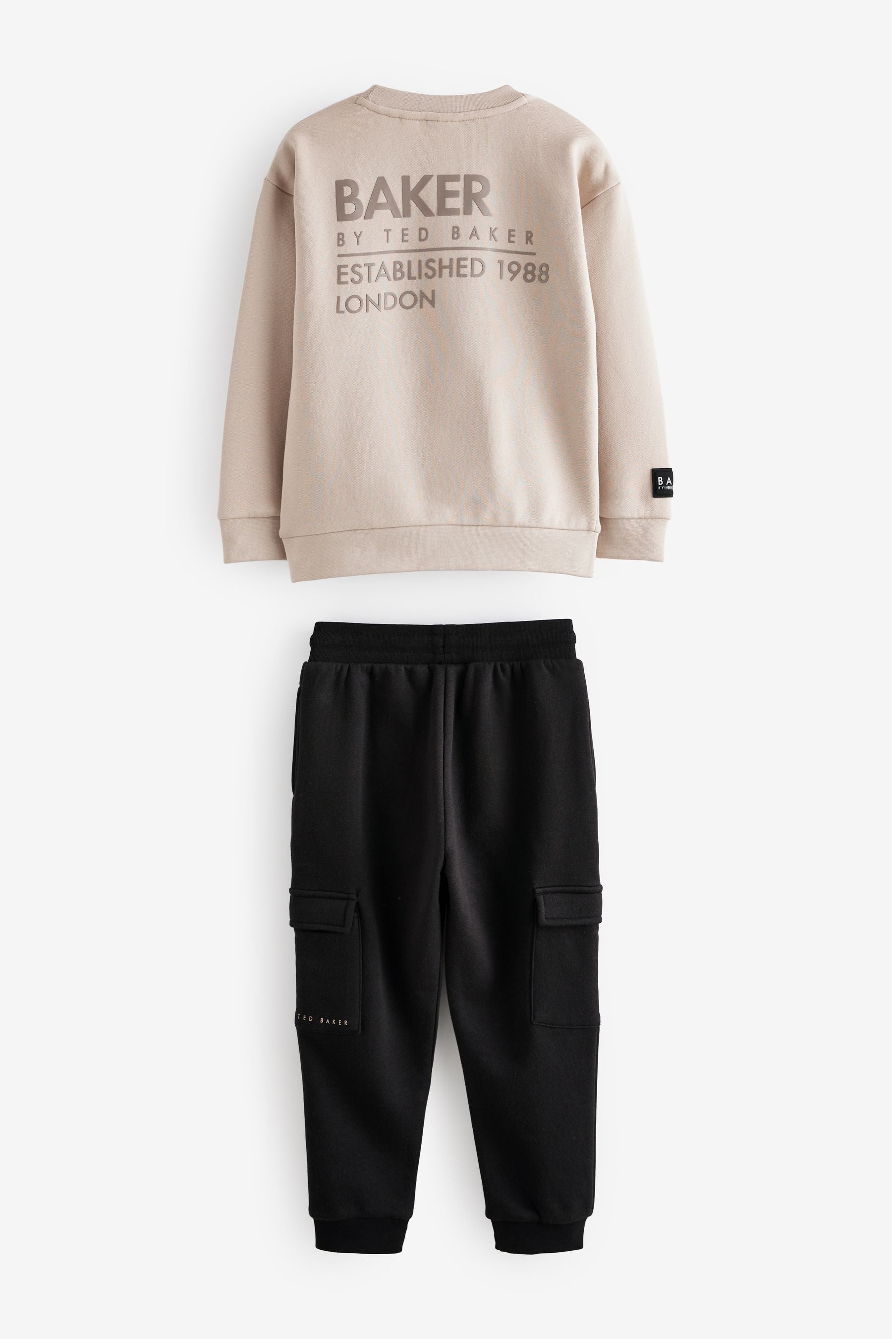 Baker by Ted Baker Sweatshirt and Cargo Joggers Set