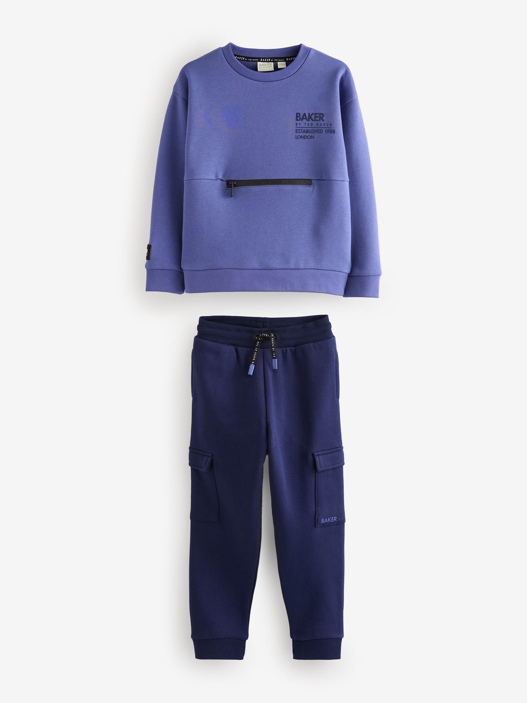 Baker by Ted Baker Sweatshirt and Cargo Joggers Set