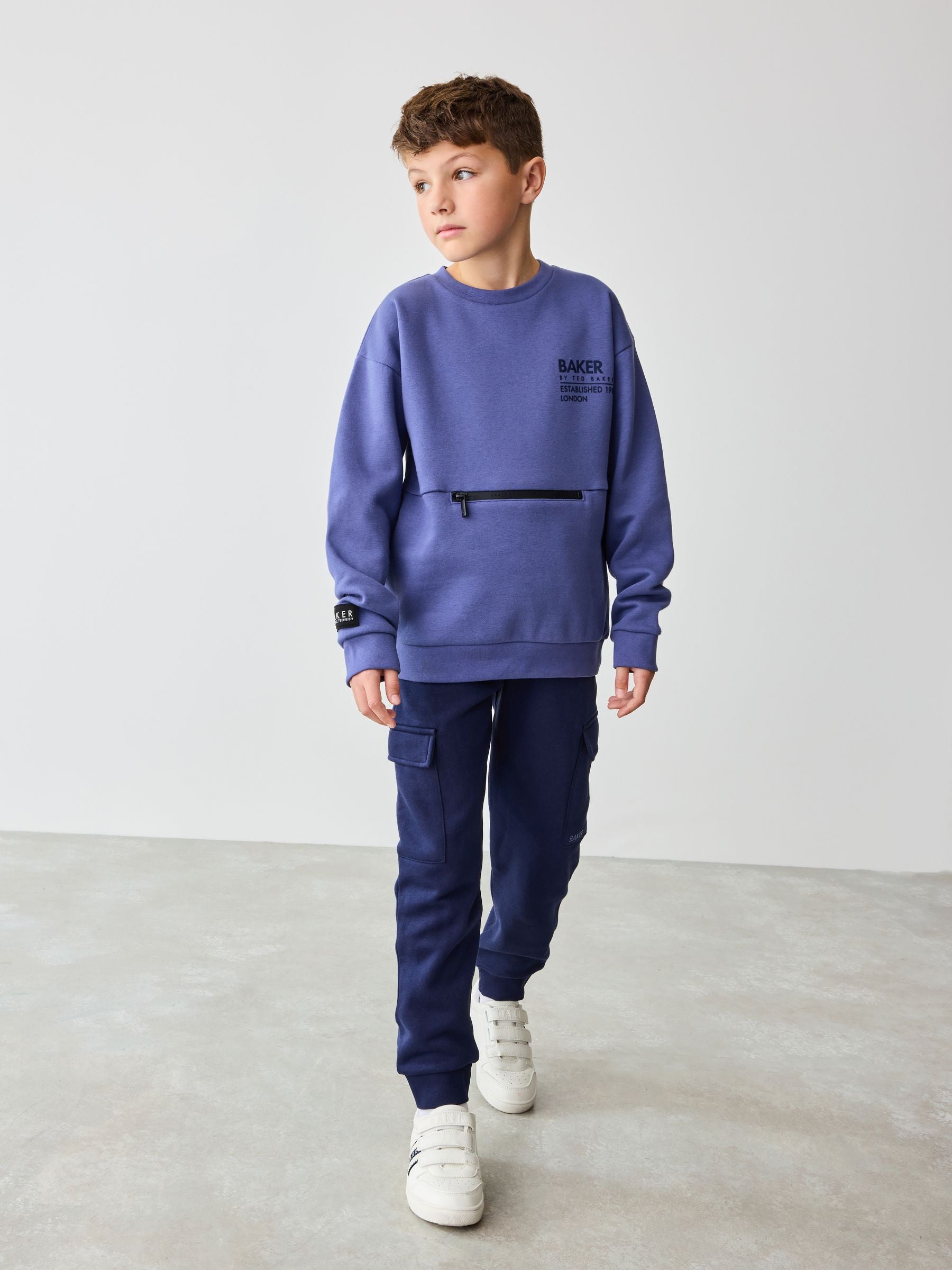 Baker by Ted Baker Sweatshirt and Cargo Joggers Set