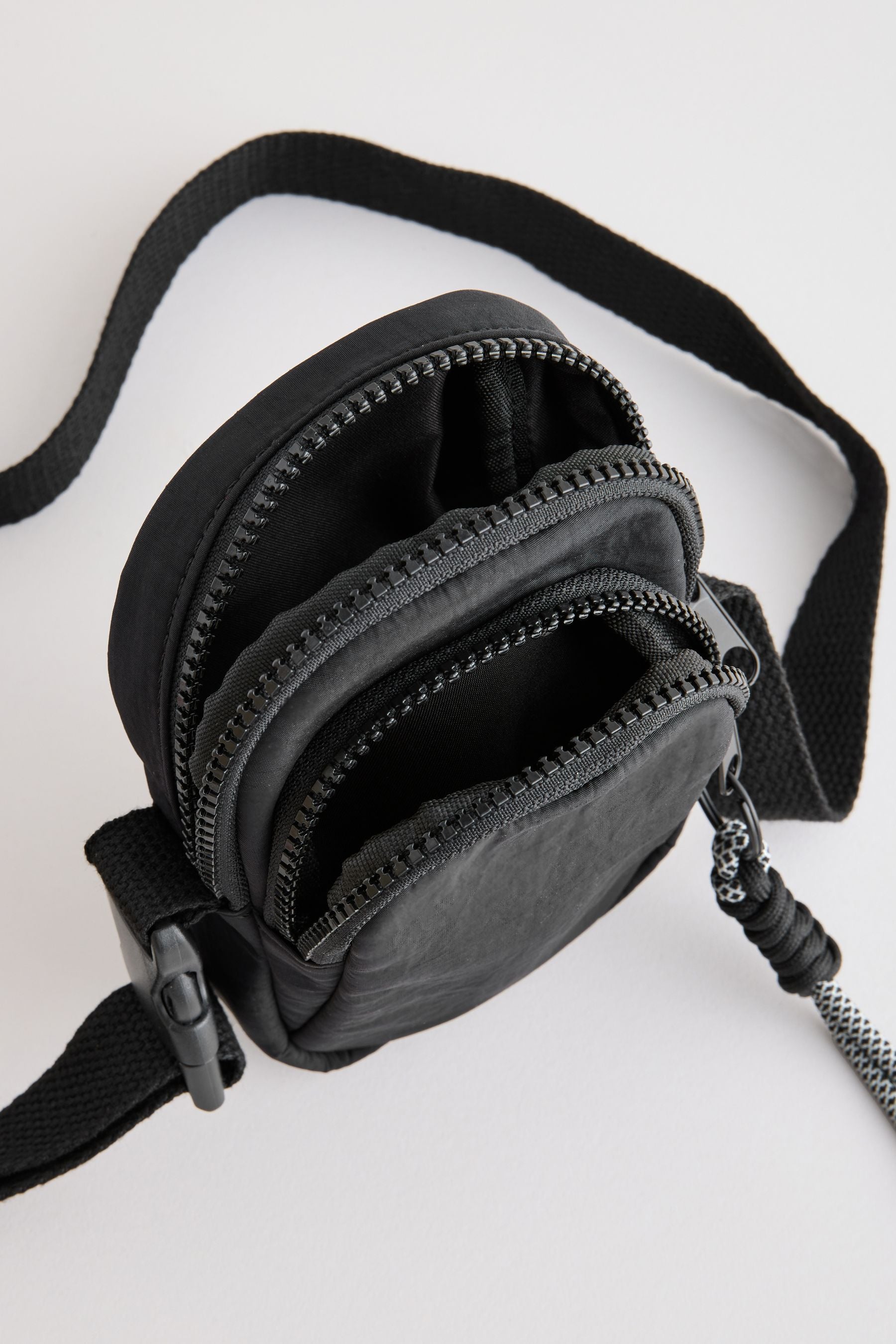 Black Cross-Body Phone Bag