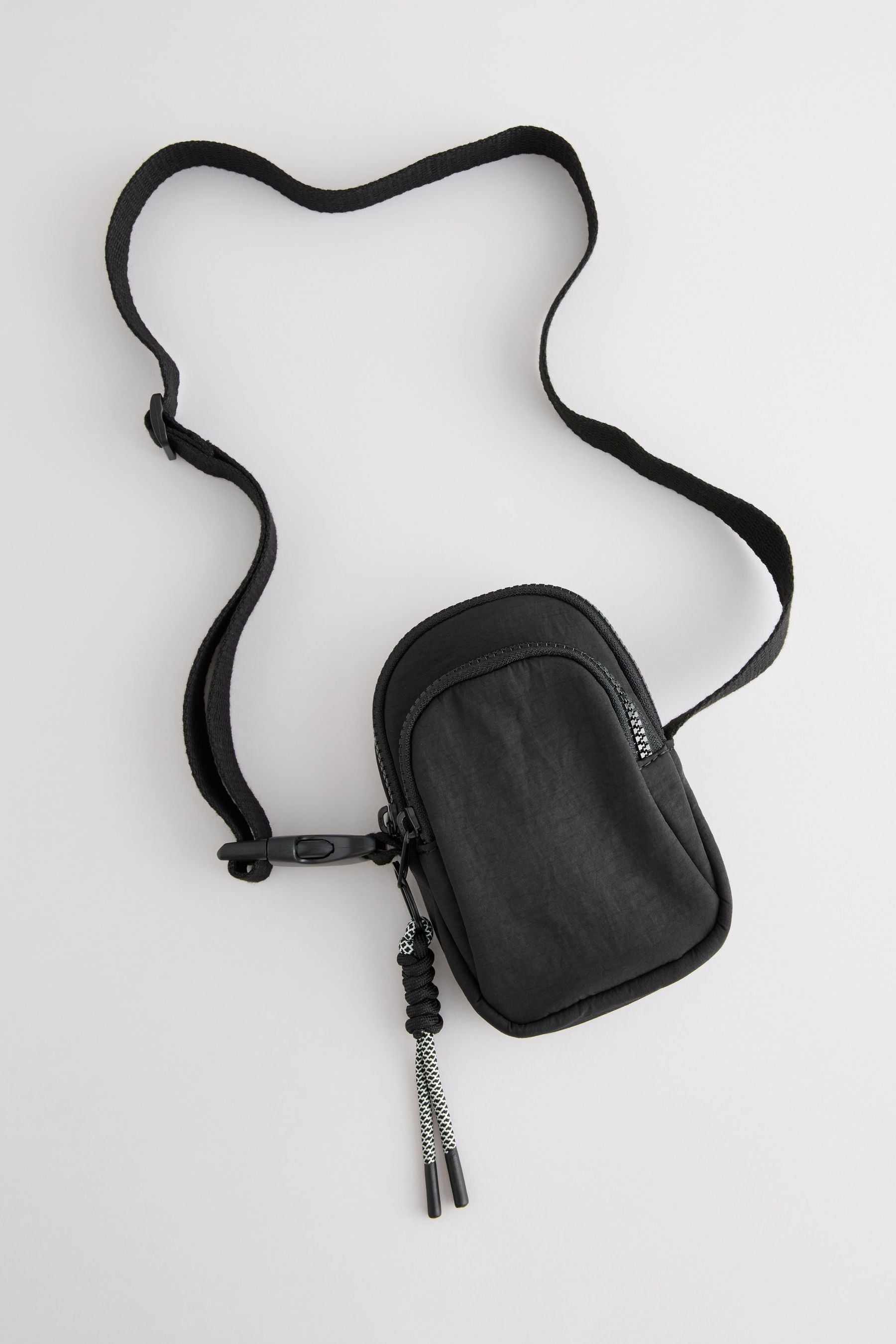 Black Cross-Body Phone Bag