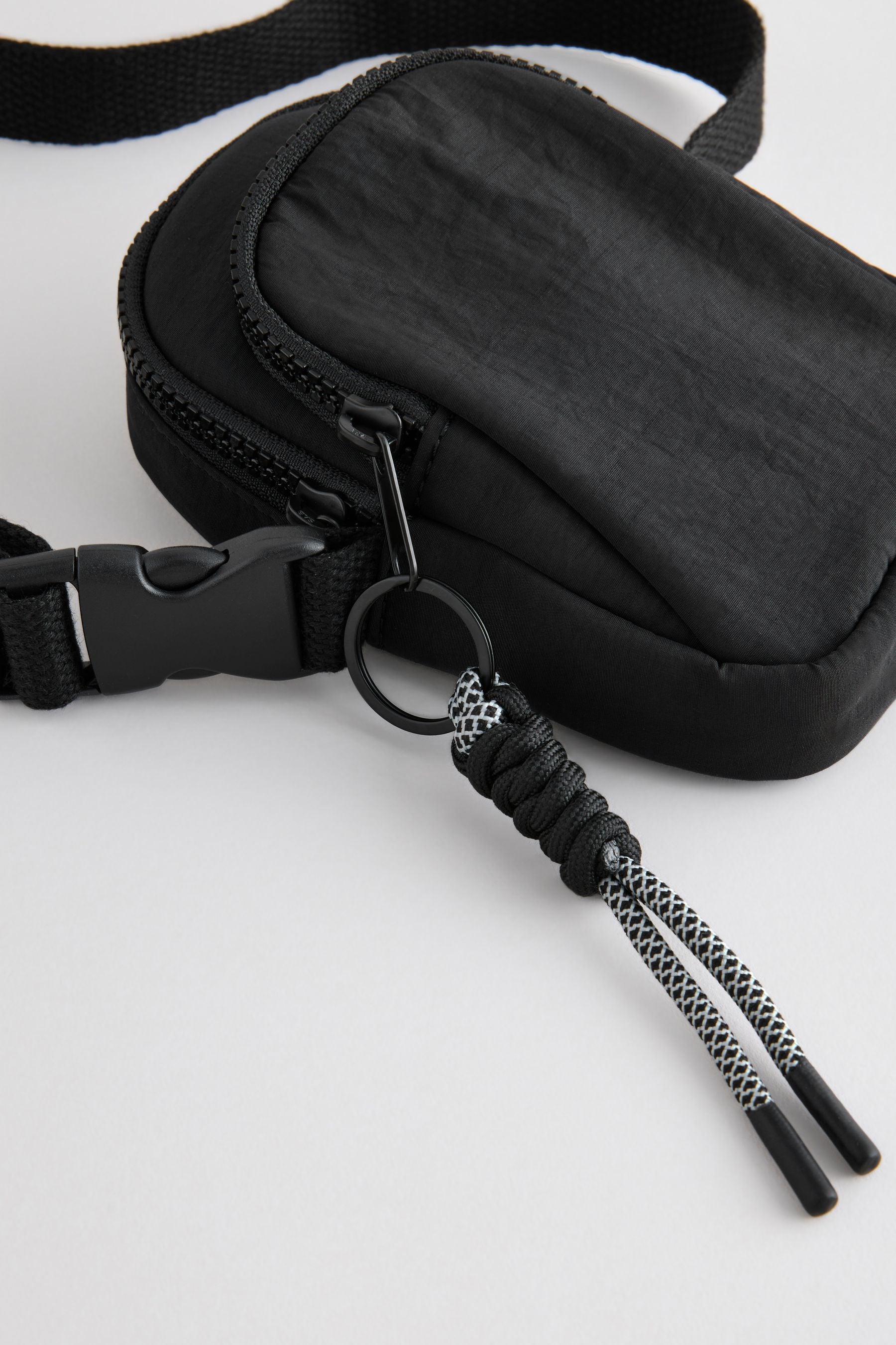 Black Cross-Body Phone Bag