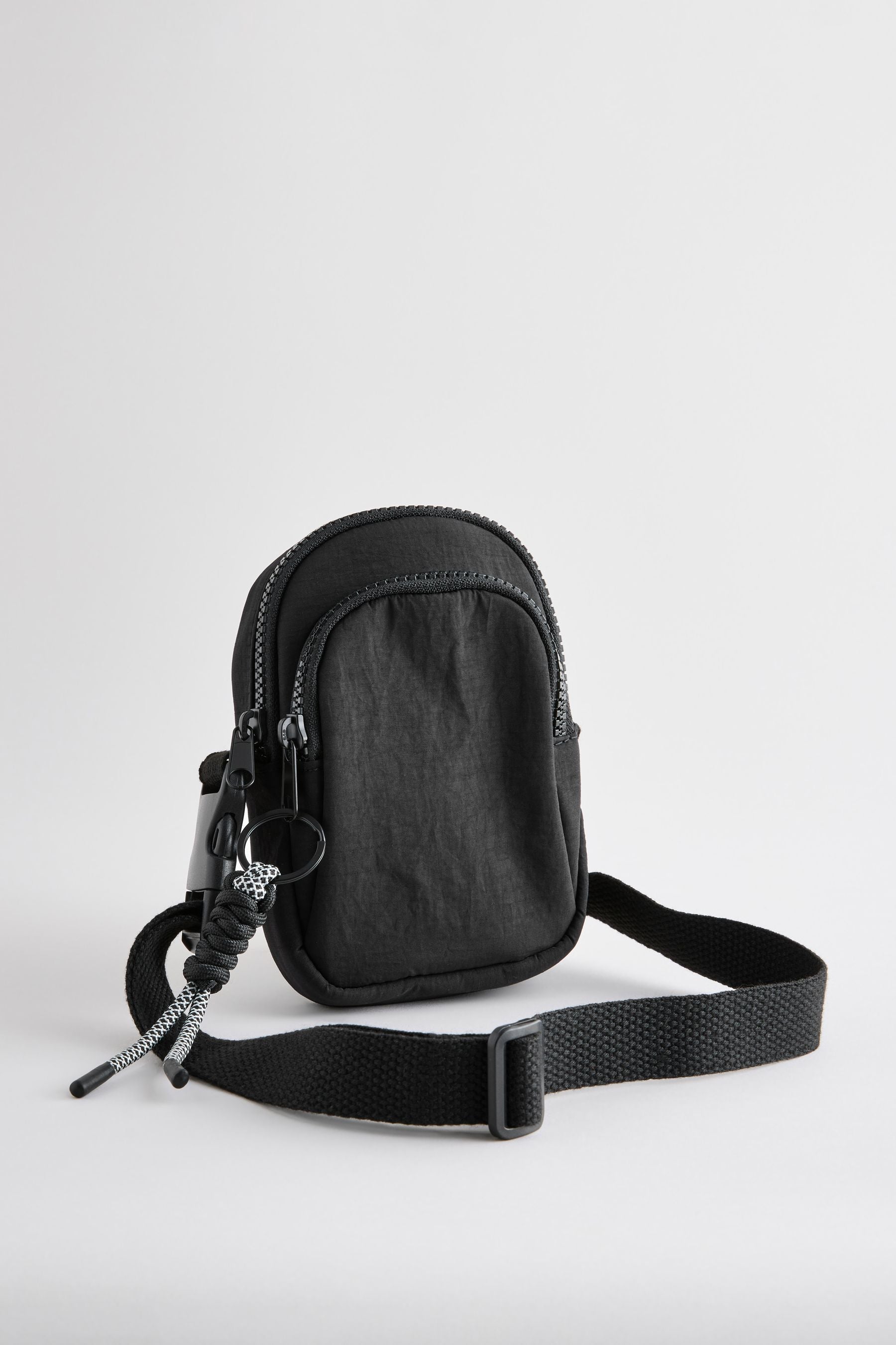 Black Cross-Body Phone Bag