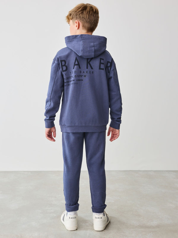 Baker by Ted Baker Blue 100% Cotton Hoodie And Joggers Set