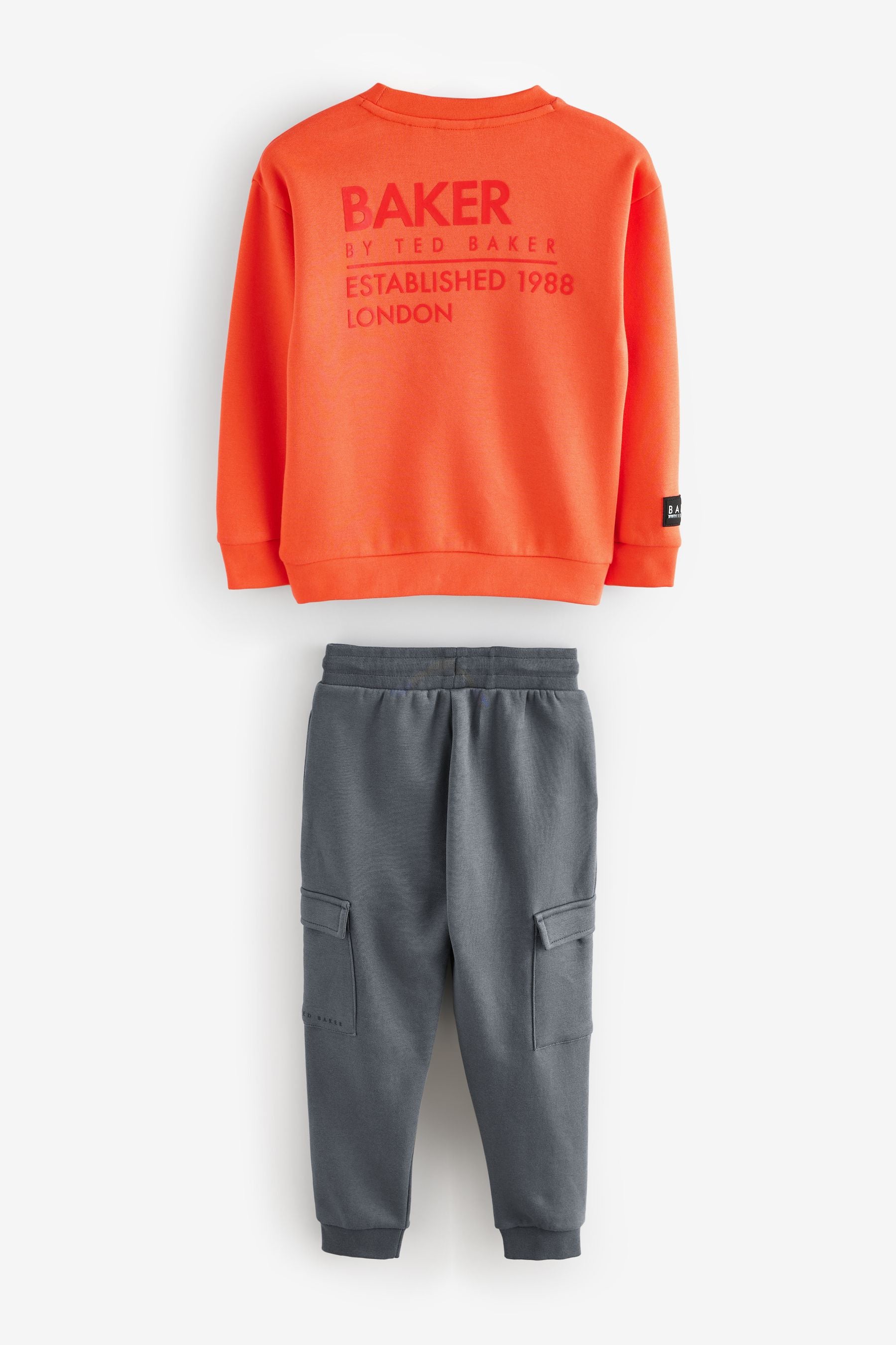 Baker by Ted Baker Sweatshirt and Cargo Joggers Set