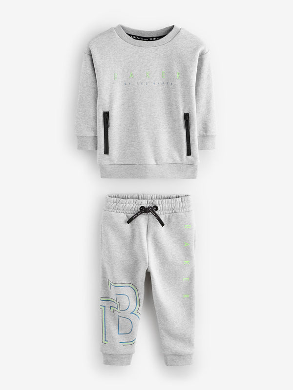 Baker by Ted Baker Graphic Back Sweatshirt and Joggers Set