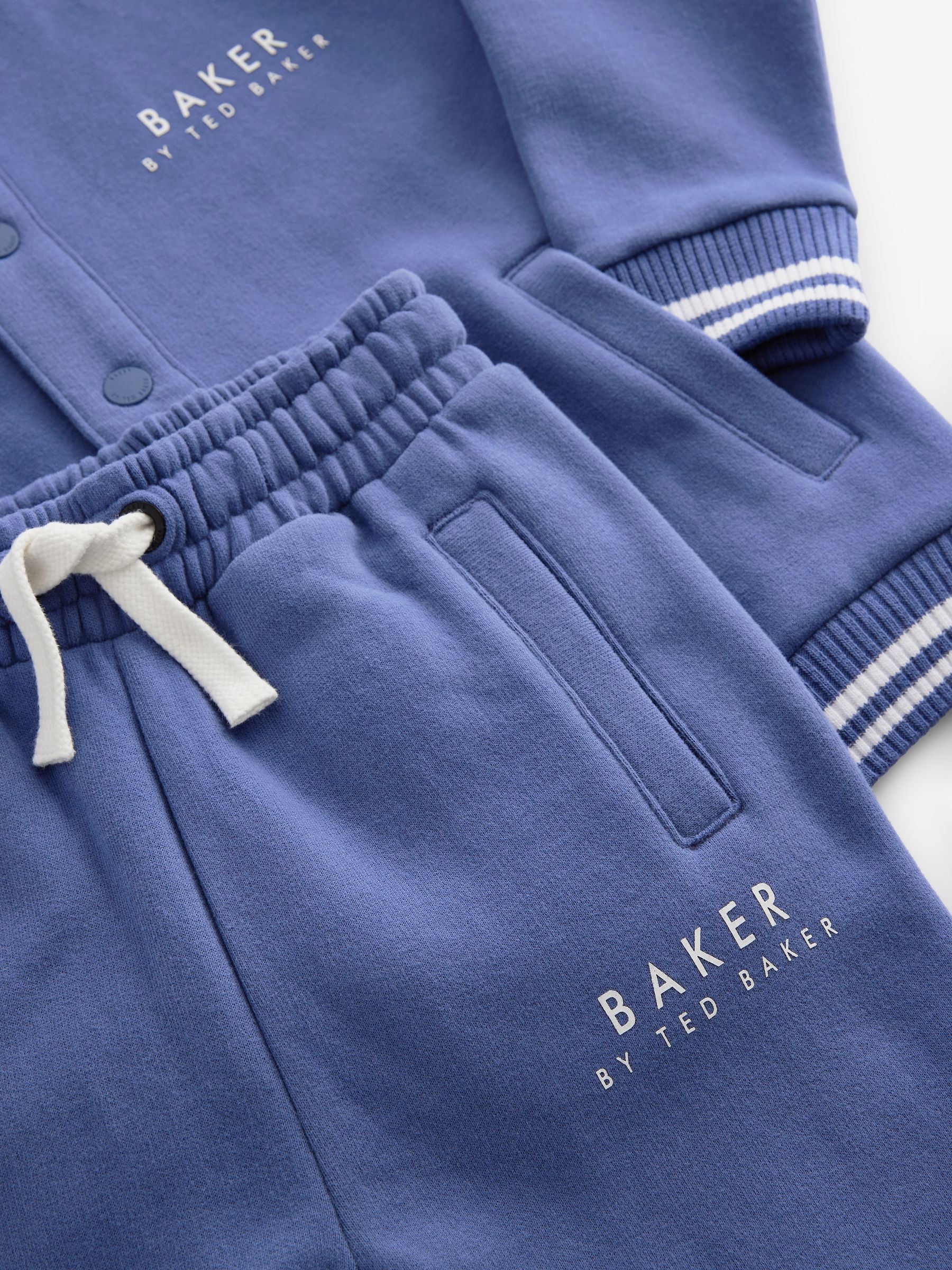 Baker by Ted Baker Blue 100% Cotton Varsity 3 Piece Set