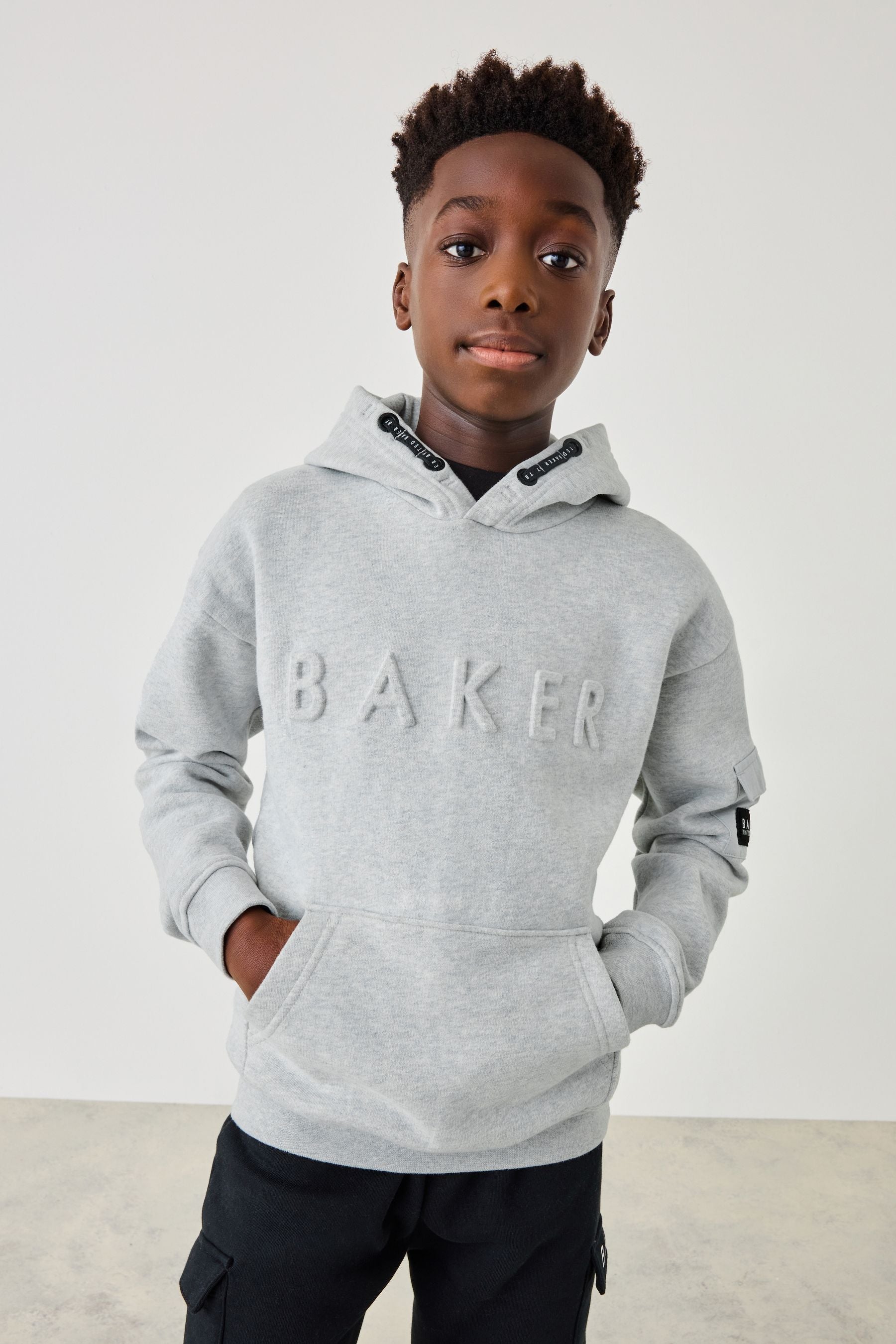 Baker by Ted Baker Embossed Hoodie