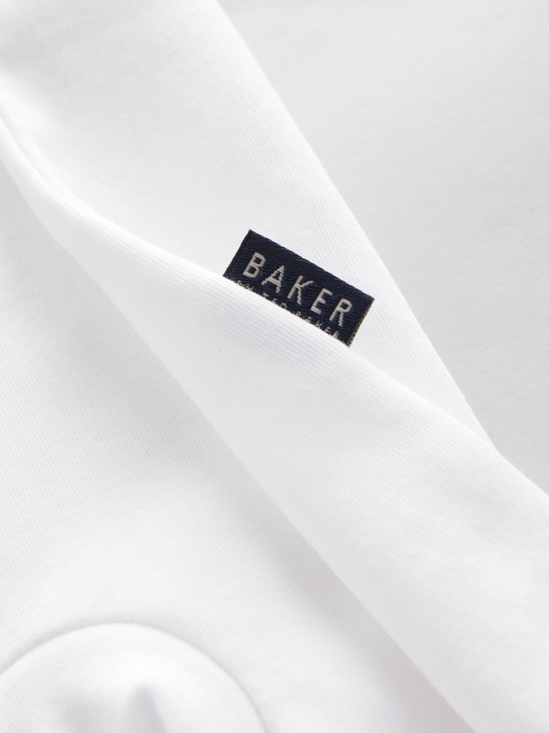 Baker by Ted Baker Born In 2025 100% Cotton White Sleepsuit