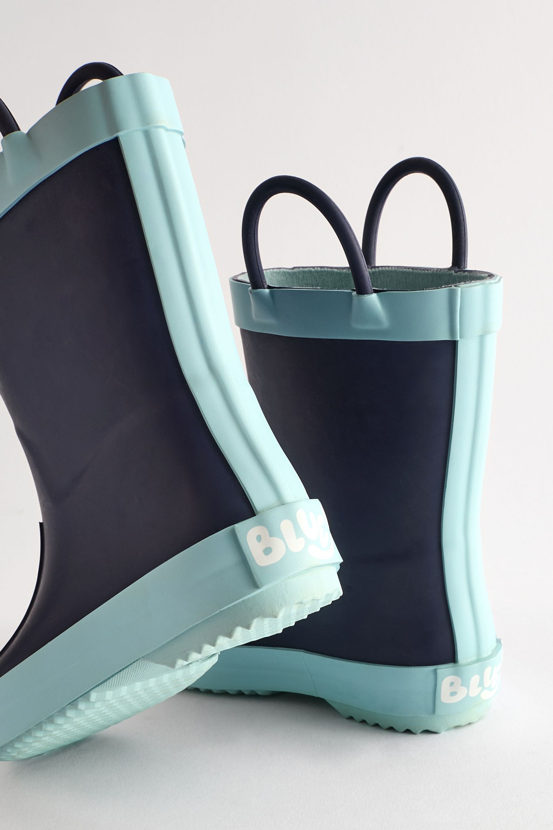 Navy Bluey Handle Wellies