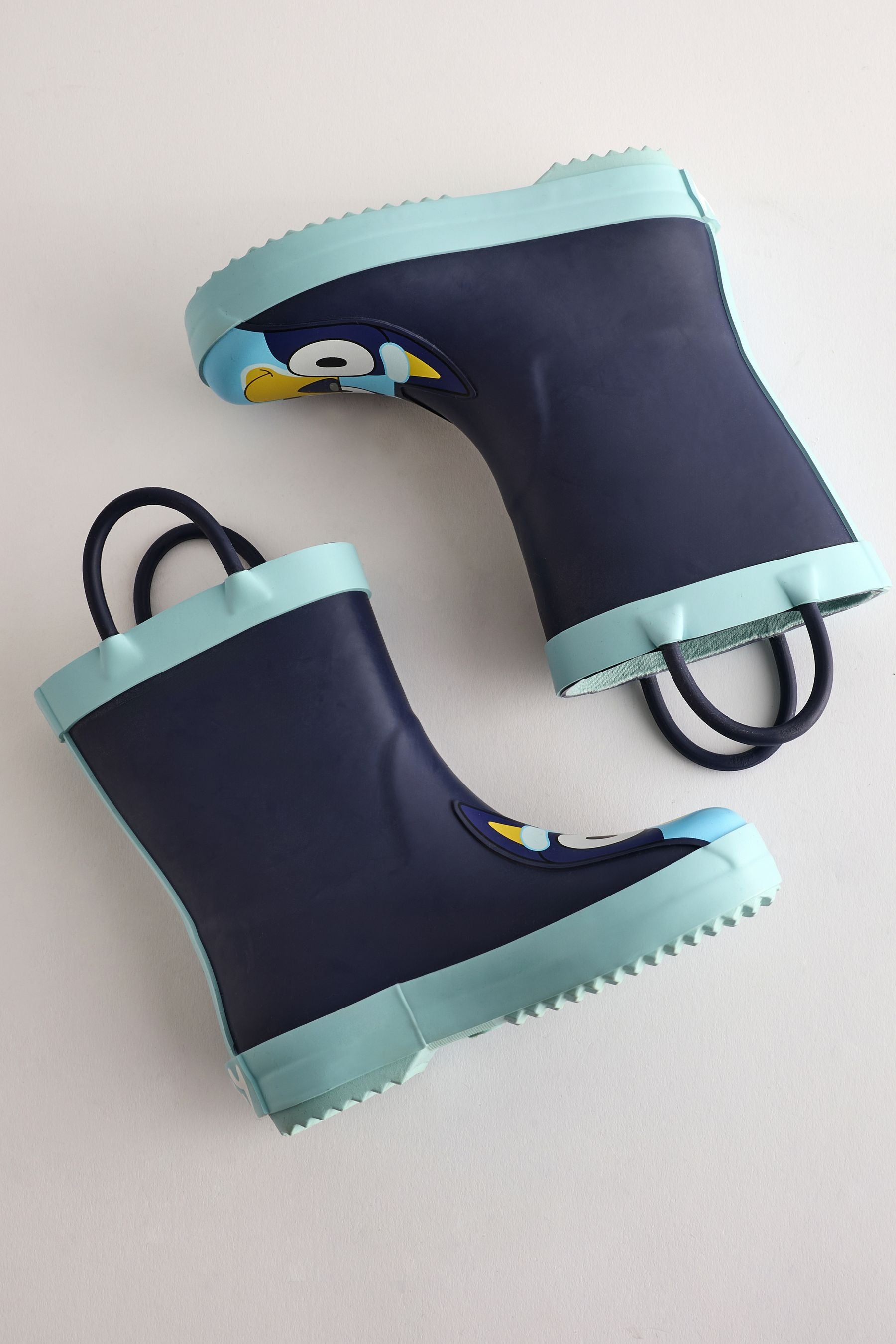 Navy Bluey Handle Wellies