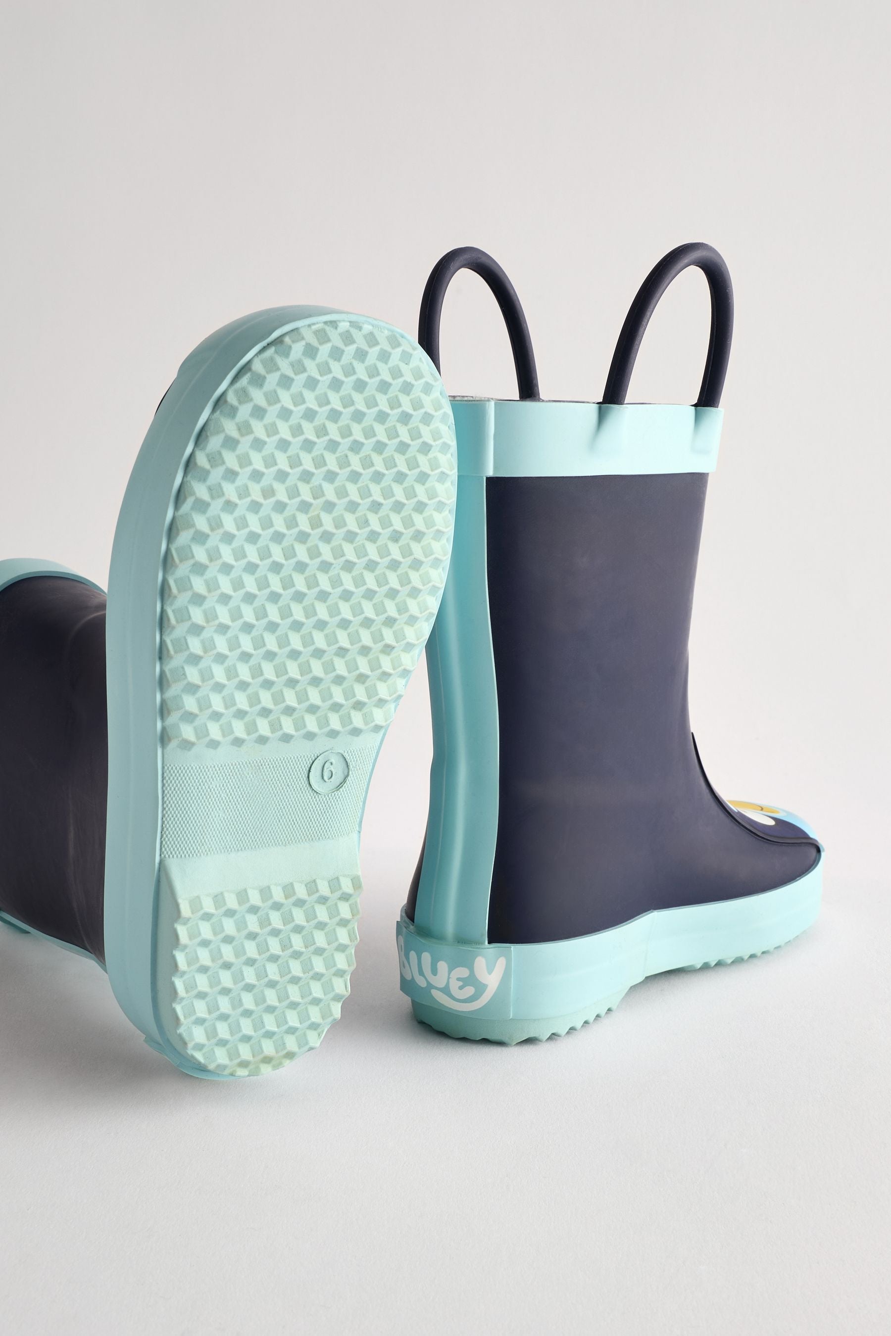 Navy Bluey Handle Wellies