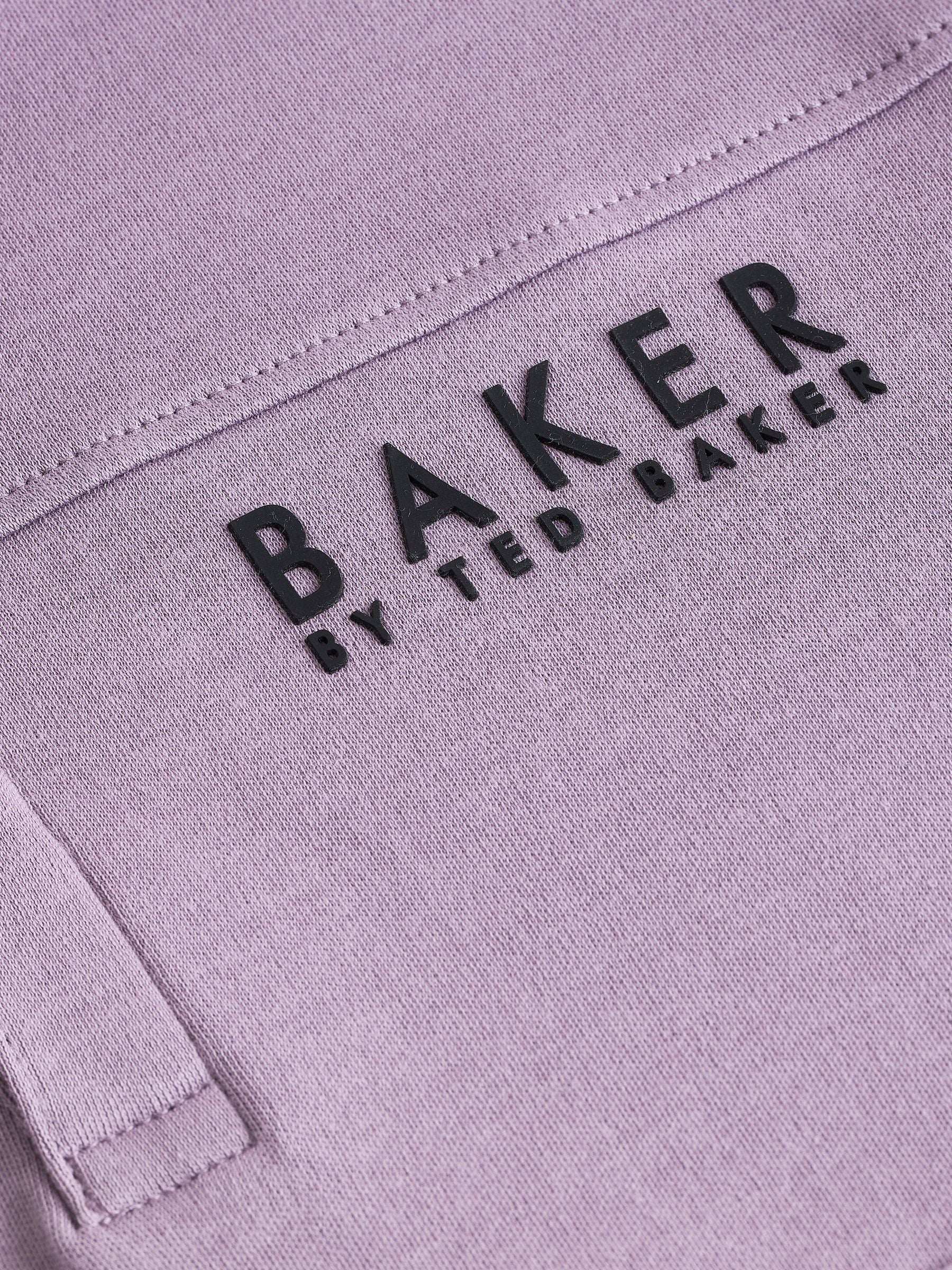 Baker by Ted Baker Purple Long Sleeve Polo Shirt