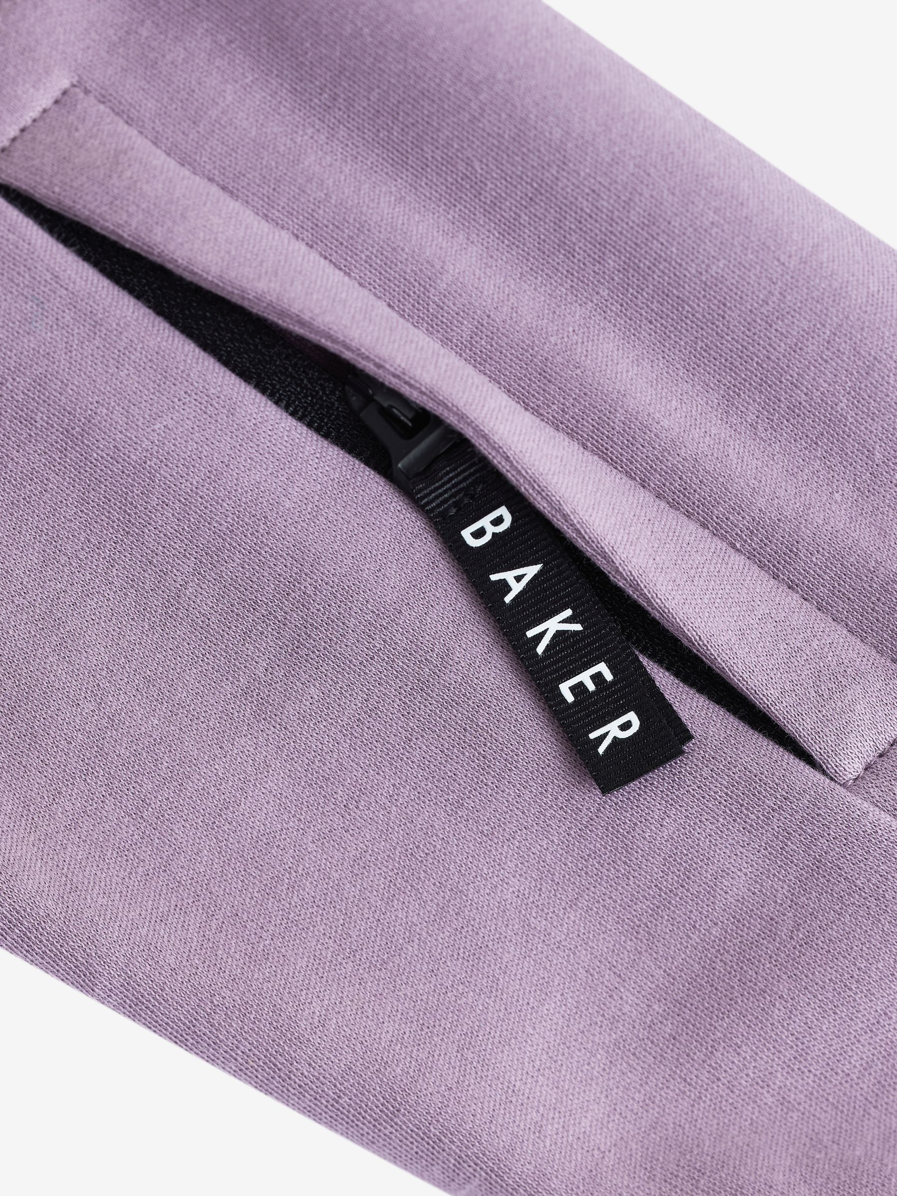 Baker by Ted Baker Purple Long Sleeve Polo Shirt