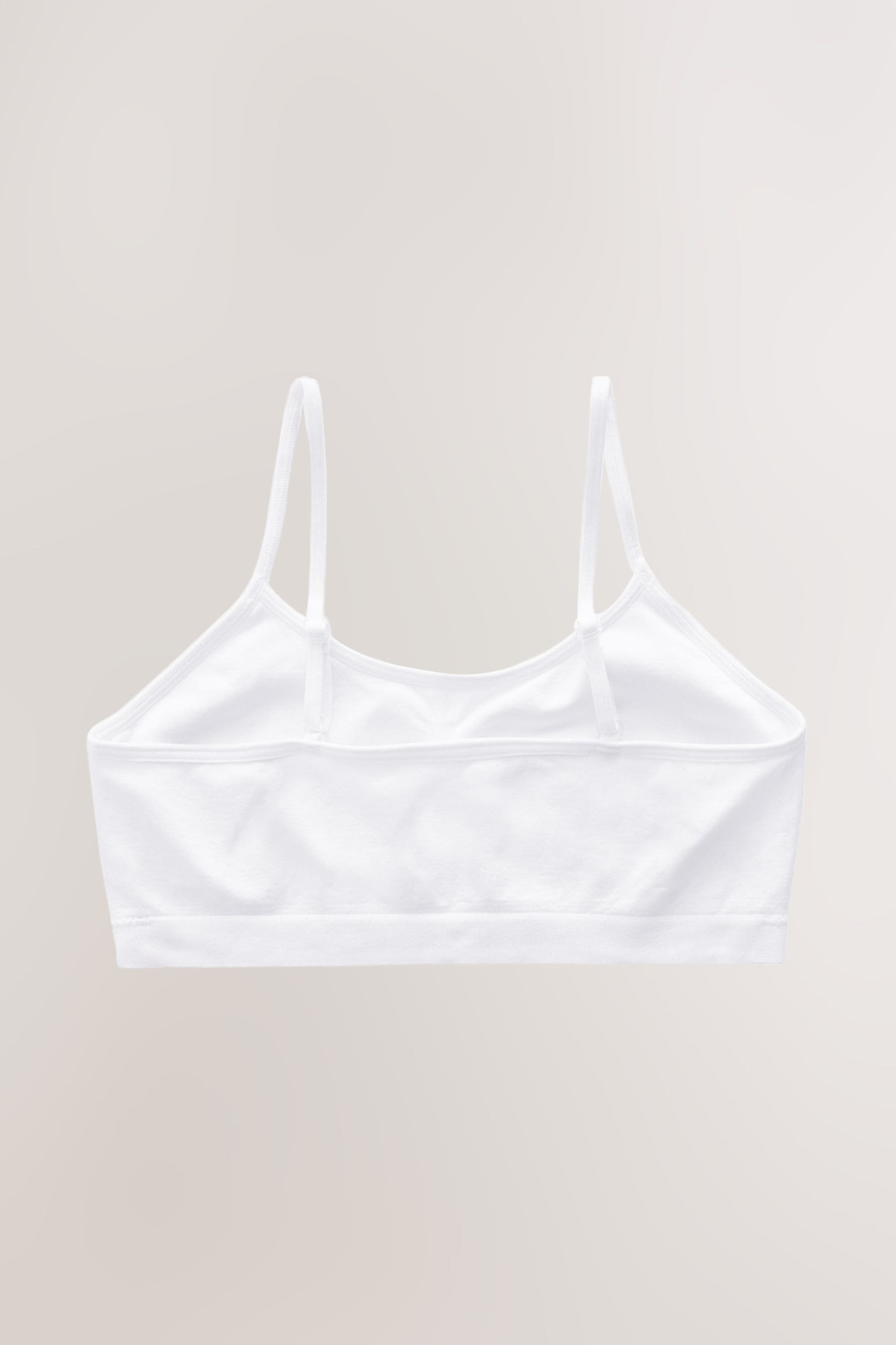 White Seam Free Crop Tops 2 Pack (7-16yrs)