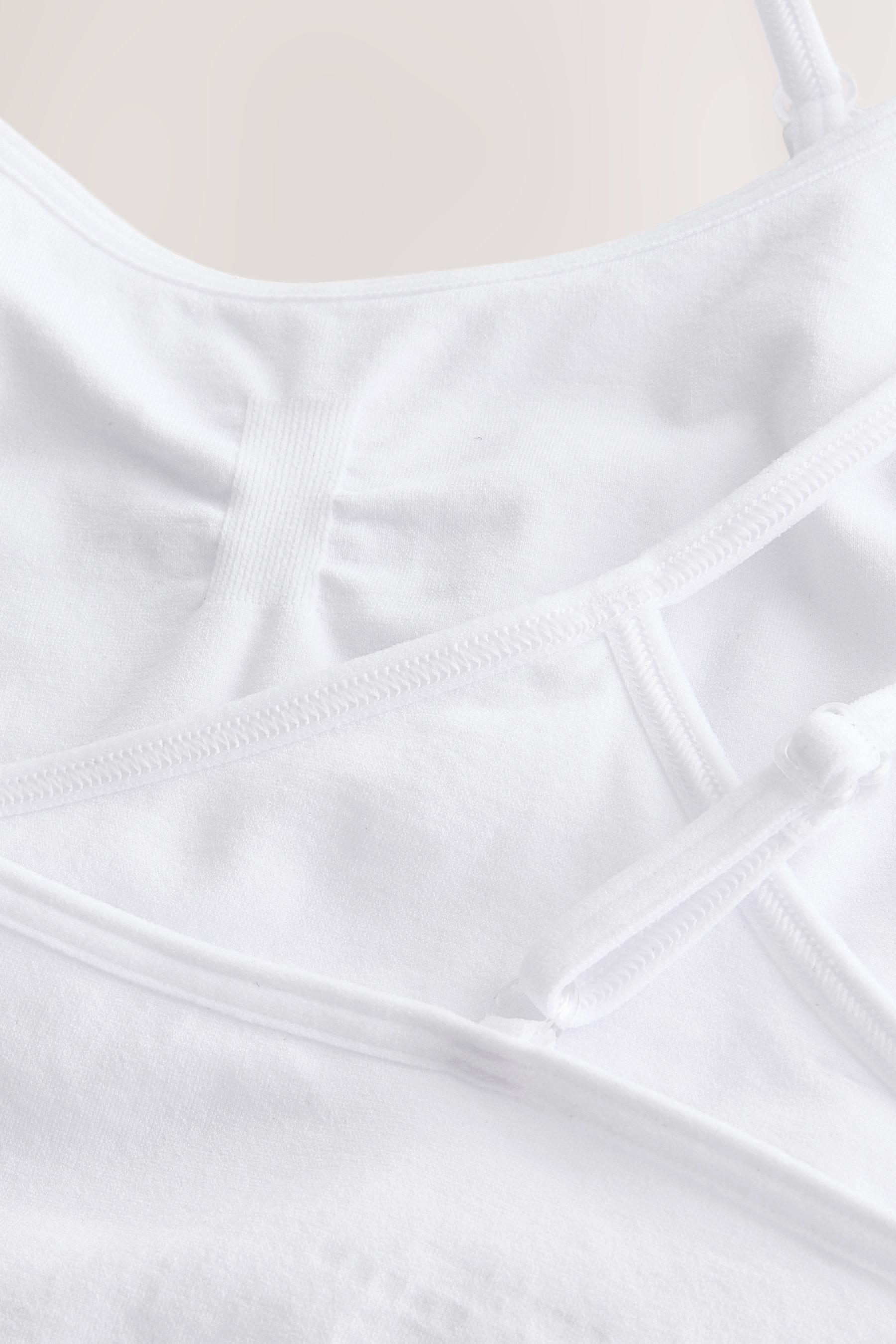 White Seam Free Crop Tops 2 Pack (7-16yrs)