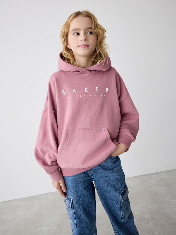 Baker by Ted Baker Back Print Logo Hoodie