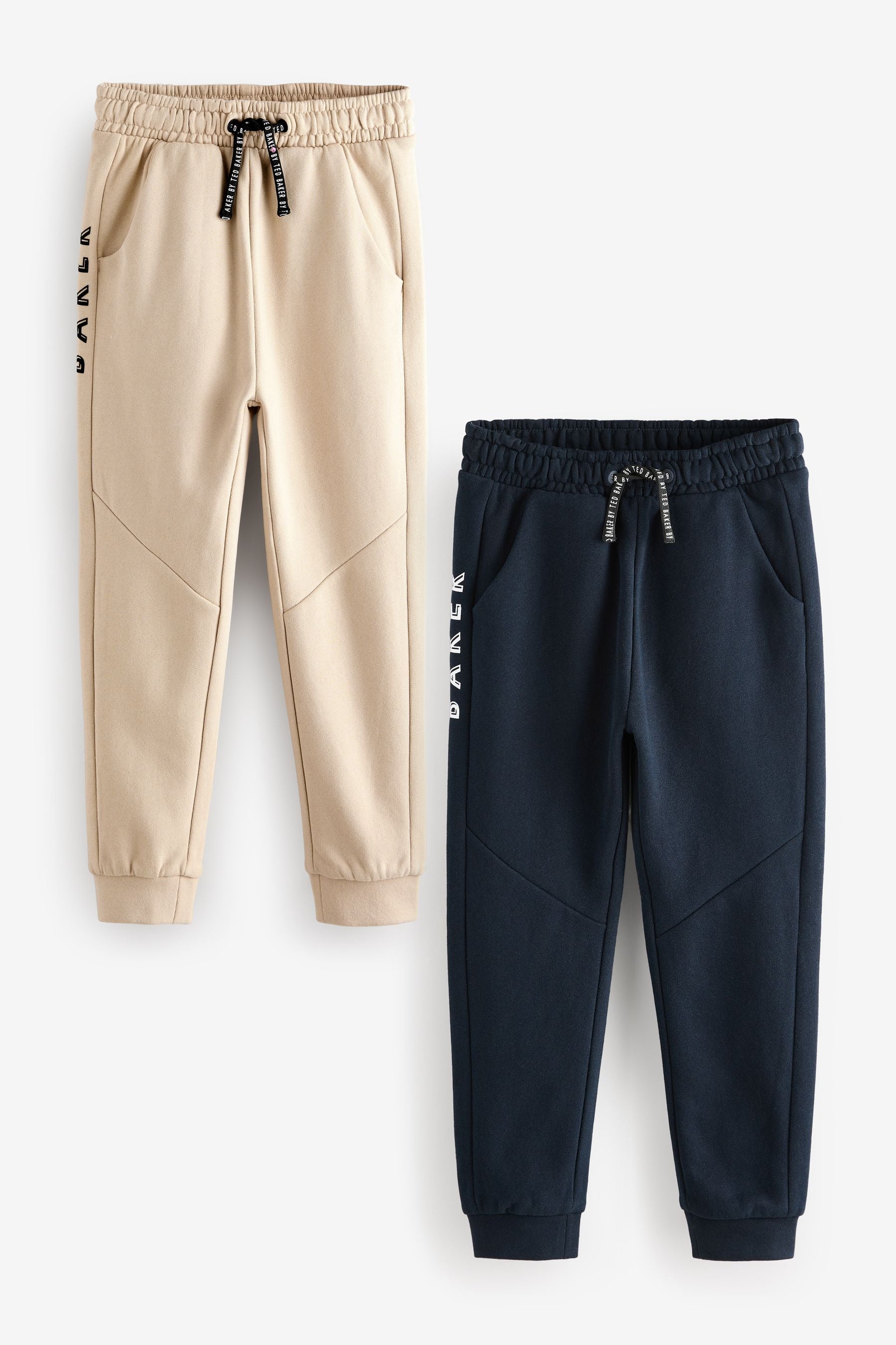 Baker by Ted Baker Navy/Stone Joggers 2 Pack