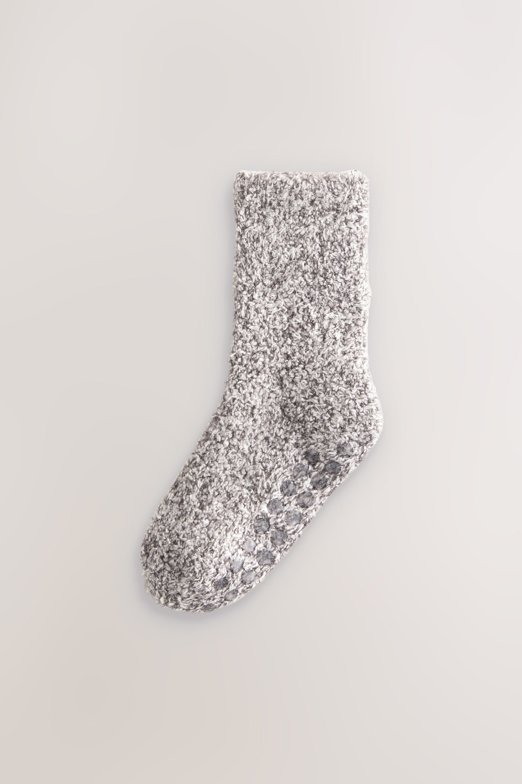 Grey Cosy Socks 2 Pack