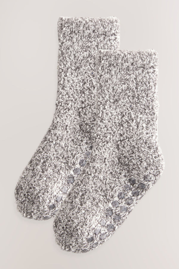 Grey Cosy Socks 2 Pack