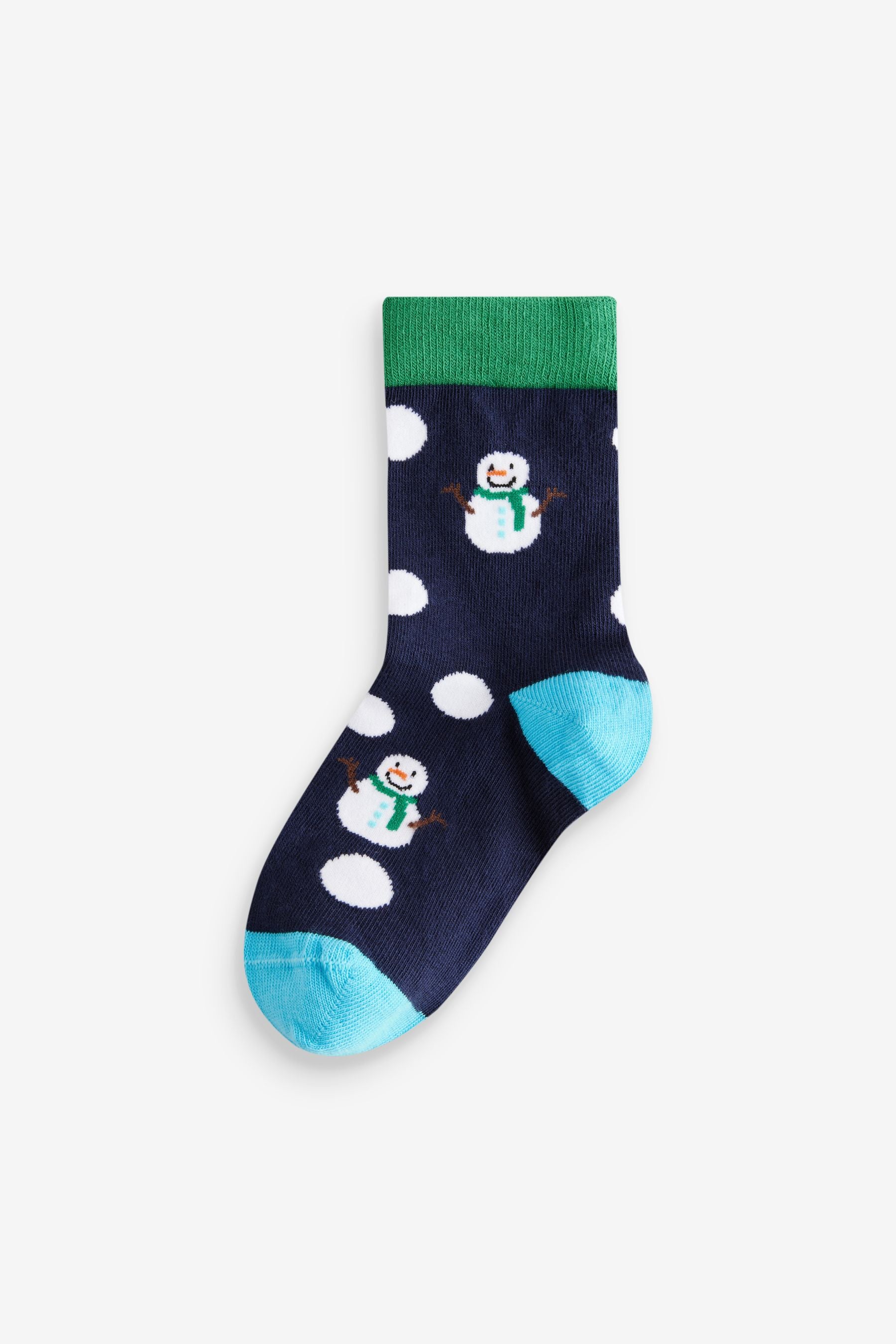 HoHoHo Character Cotton Rich Christmas Socks 5 Pack