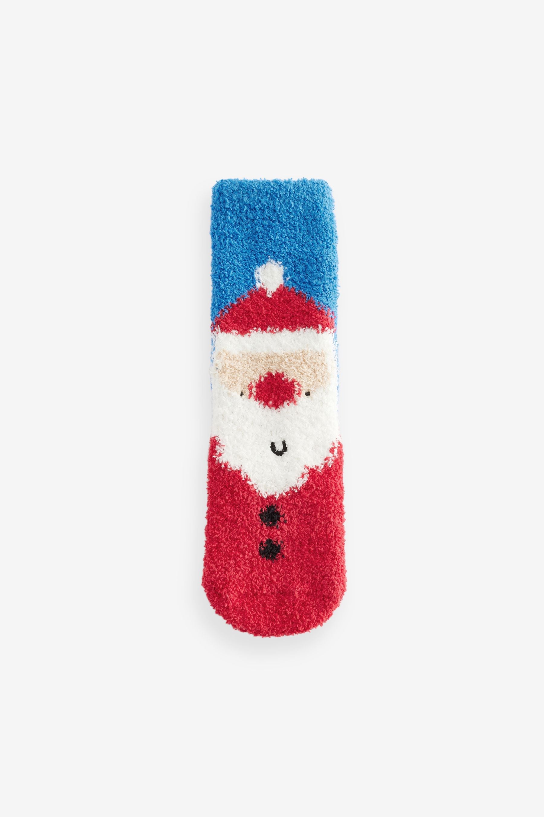 Santa Reindeer Cosy Christmas Socks 2 Pack