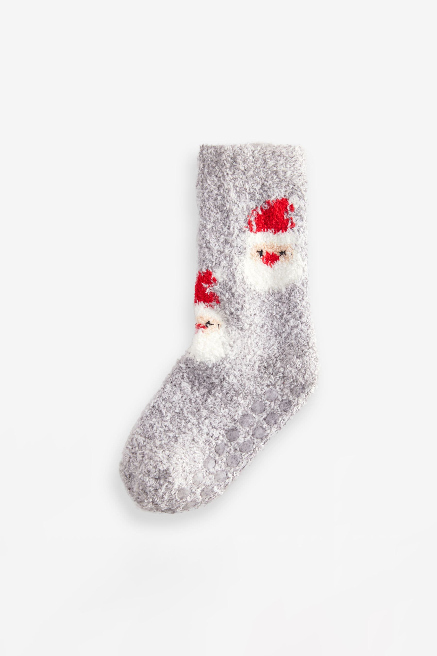 All Over Santa Reindeer Cosy Christmas Socks 2 Pack