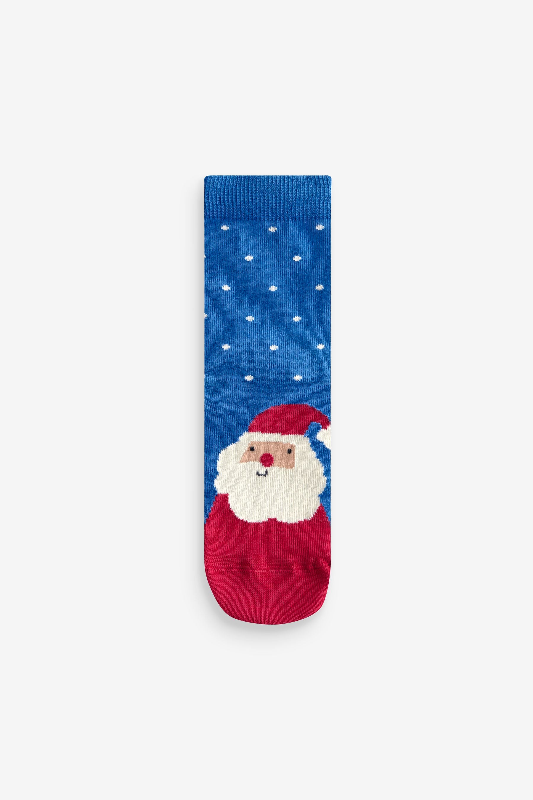 Santa Cotton Rich Christmas Socks 3 Pack