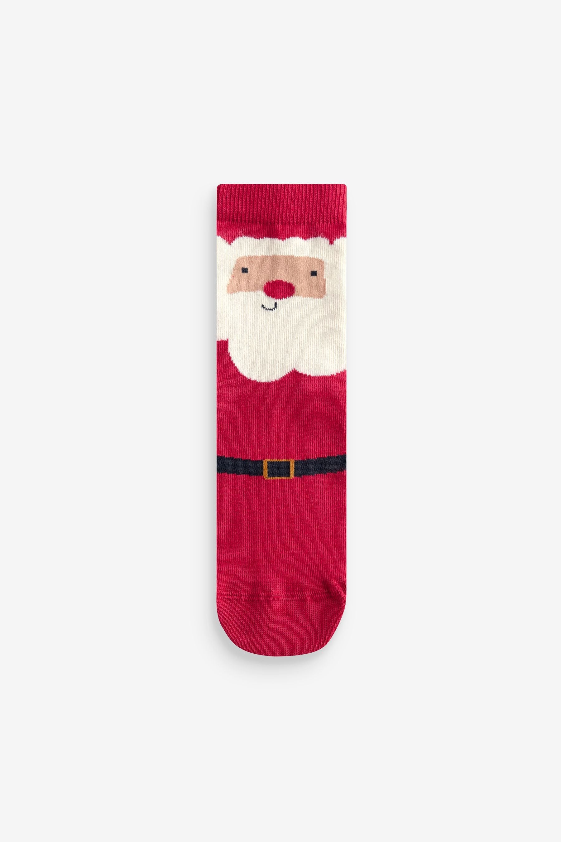 Santa Cotton Rich Christmas Socks 3 Pack