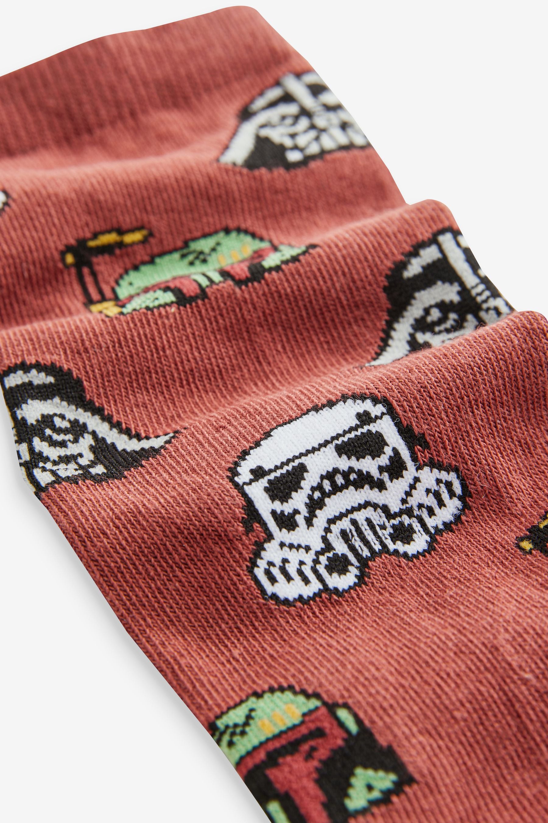 Star Wars Tan Brown/Black/Grey Cotton Rich License Socks 3 Pack