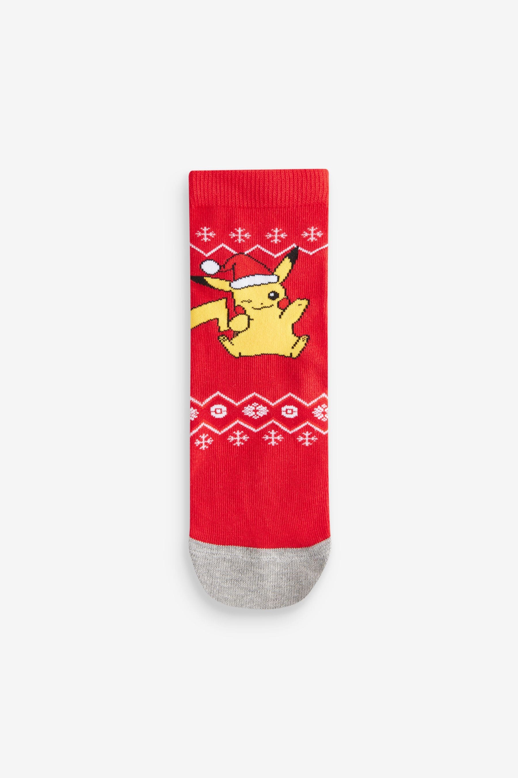 Christmas Pokemon Cotton Rich License Socks 3 Pack