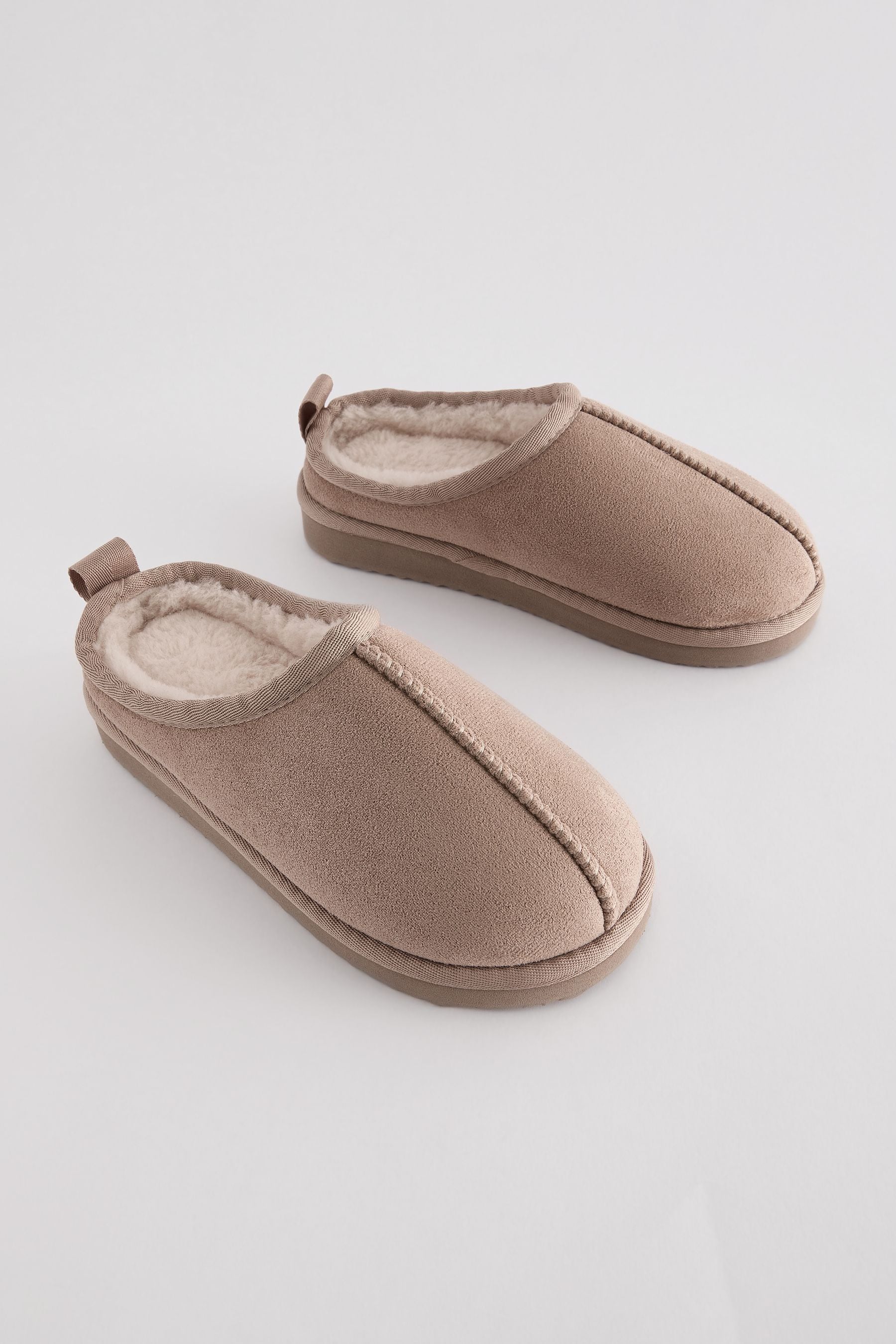 Neutral Cosy Mules Slippers