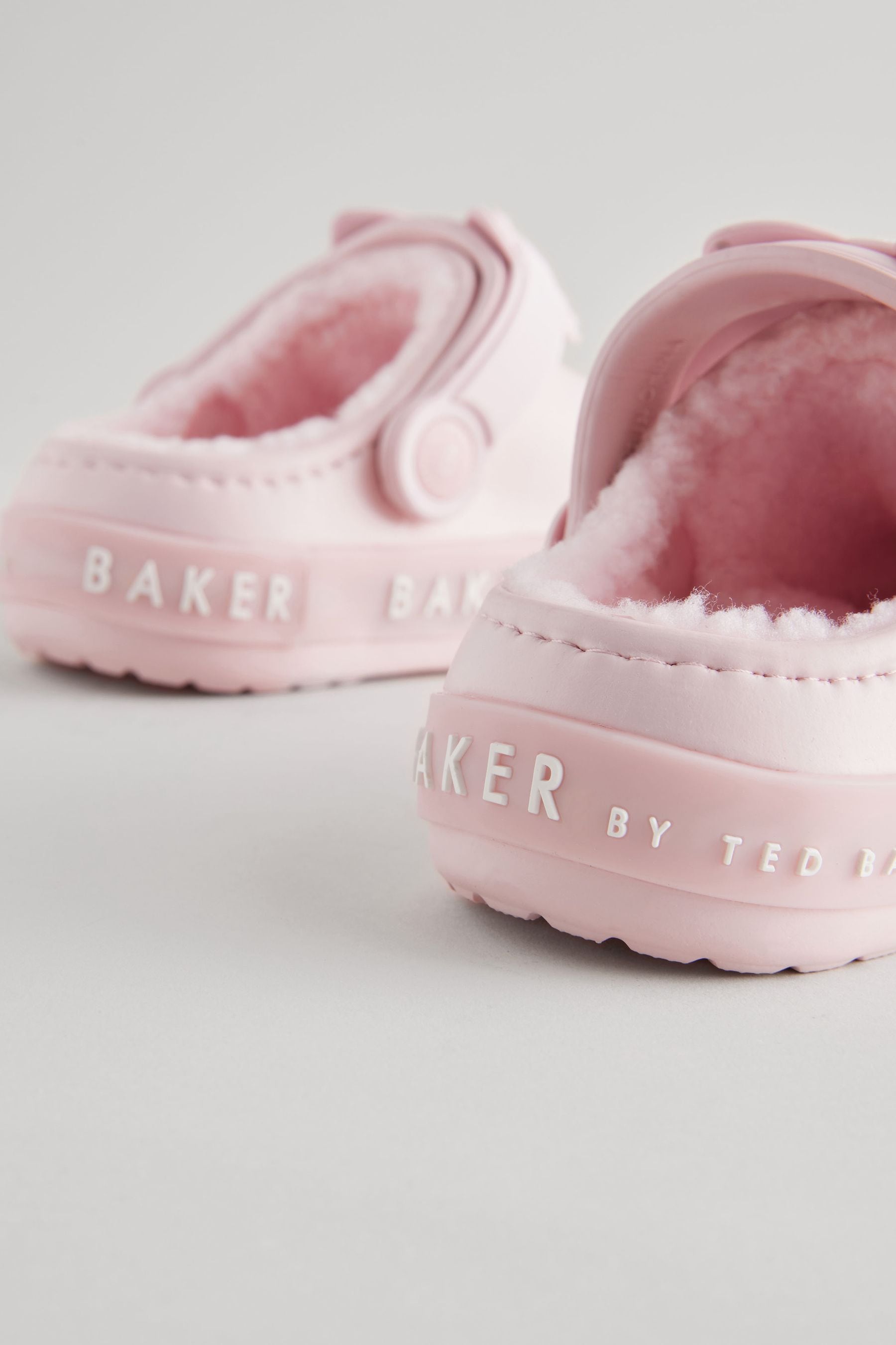 Bone Baker by Ted Baker Girls Borg Lined Clog Slippers