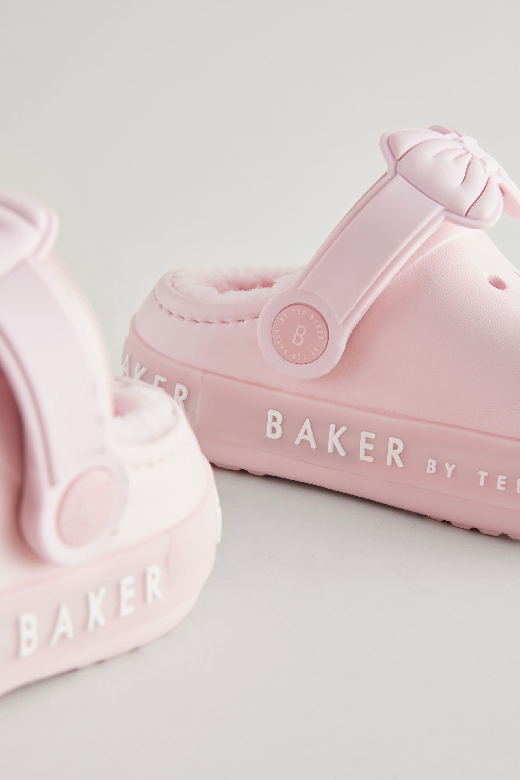 Bone Baker by Ted Baker Girls Borg Lined Clog Slippers