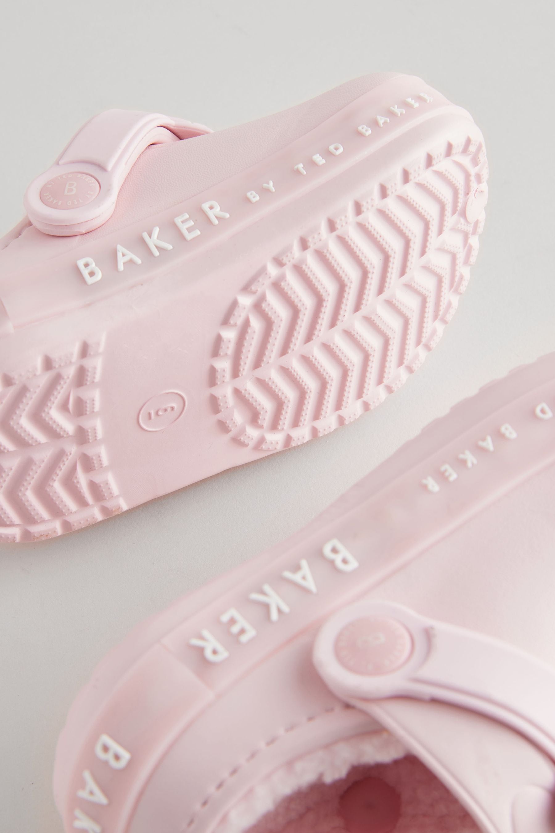 Bone Baker by Ted Baker Girls Borg Lined Clog Slippers