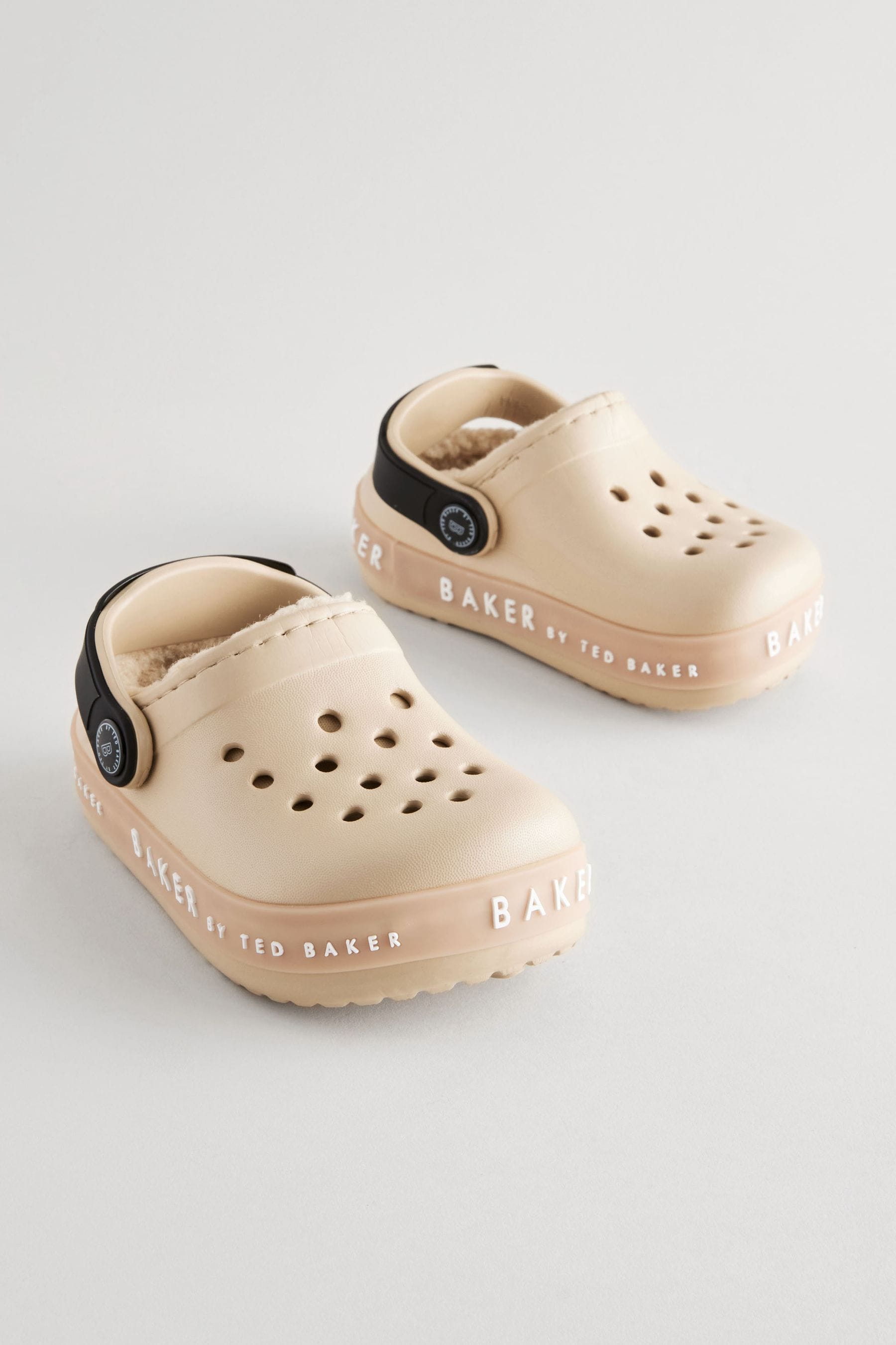 Baker by Ted Baker Boys Borg Lined Clog Slippers