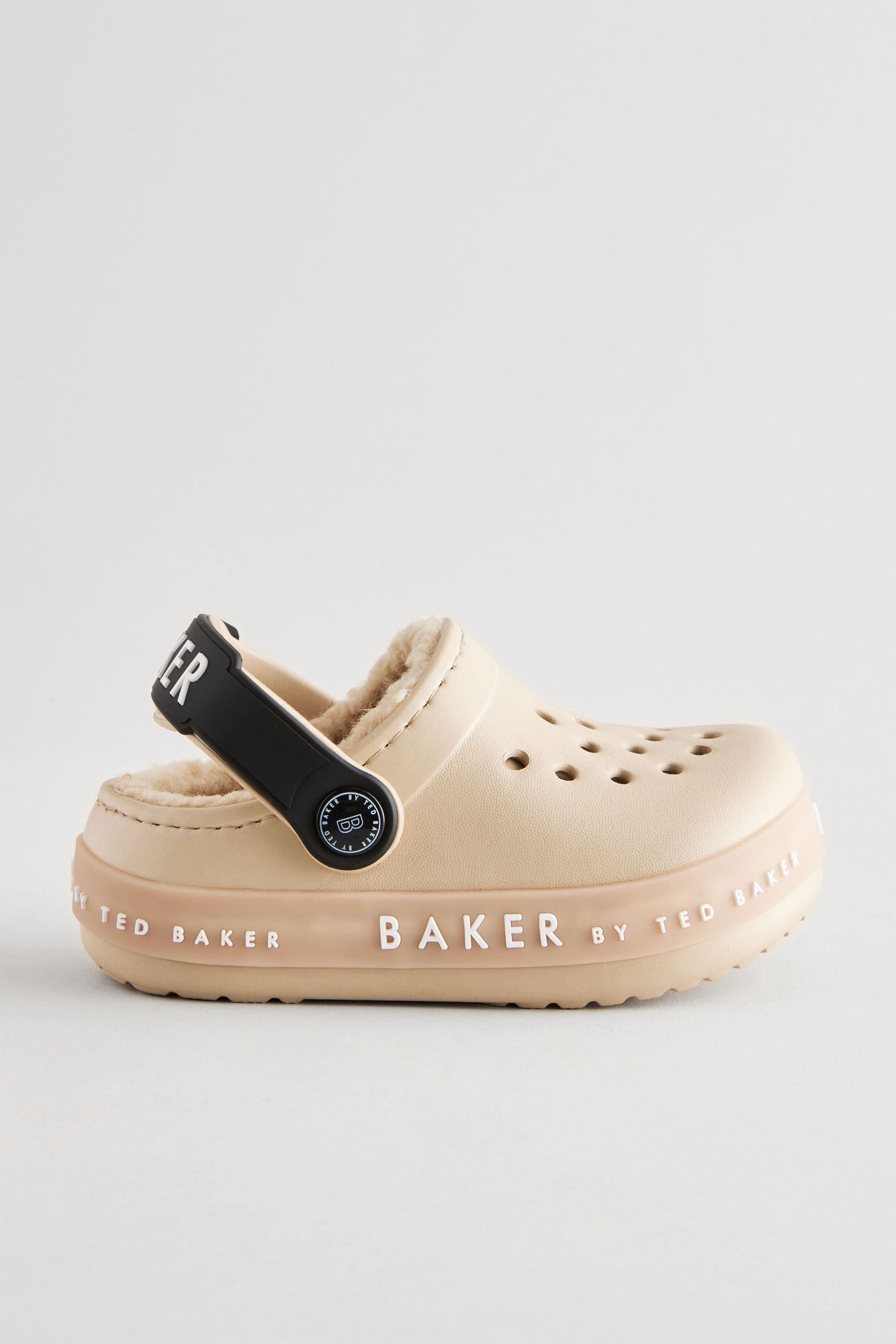 Baker by Ted Baker Boys Borg Lined Clog Slippers