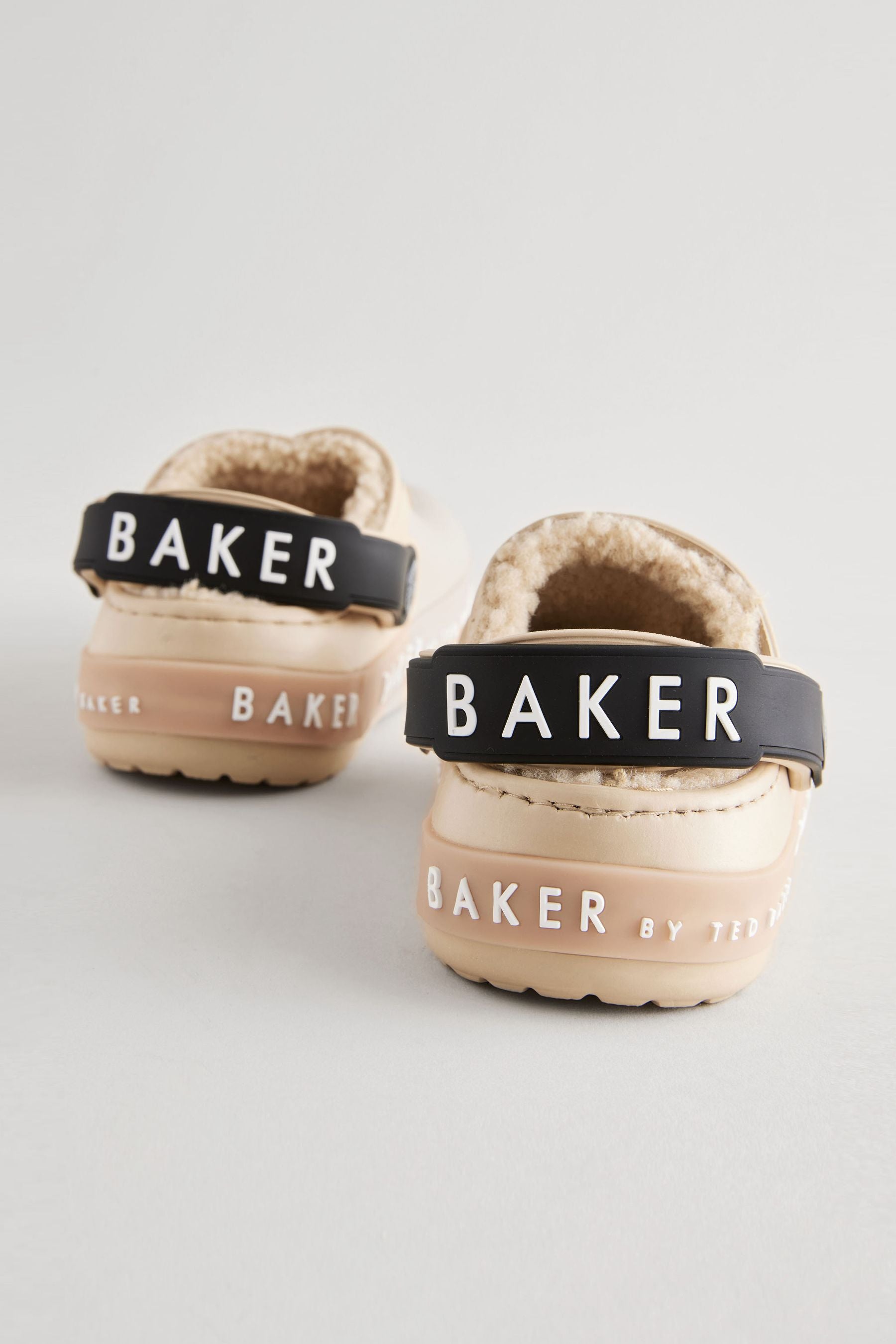 Baker by Ted Baker Boys Borg Lined Clog Slippers