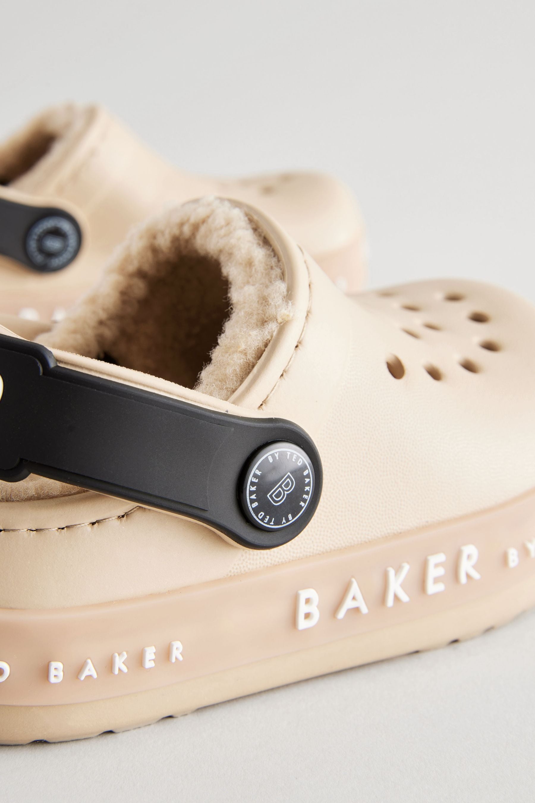 Baker by Ted Baker Boys Borg Lined Clog Slippers