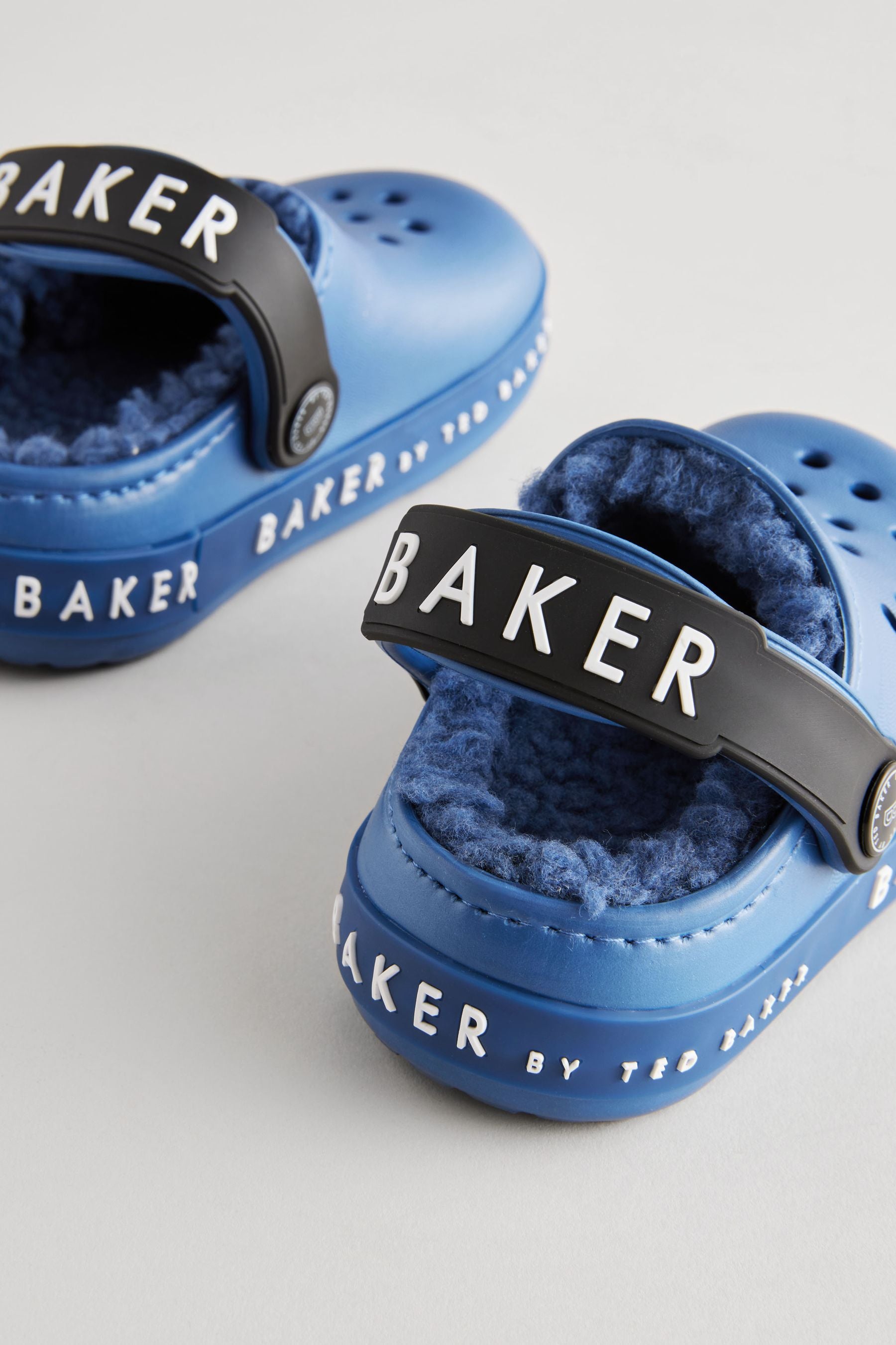 Baker by Ted Baker Boys Borg Lined Clog Slippers