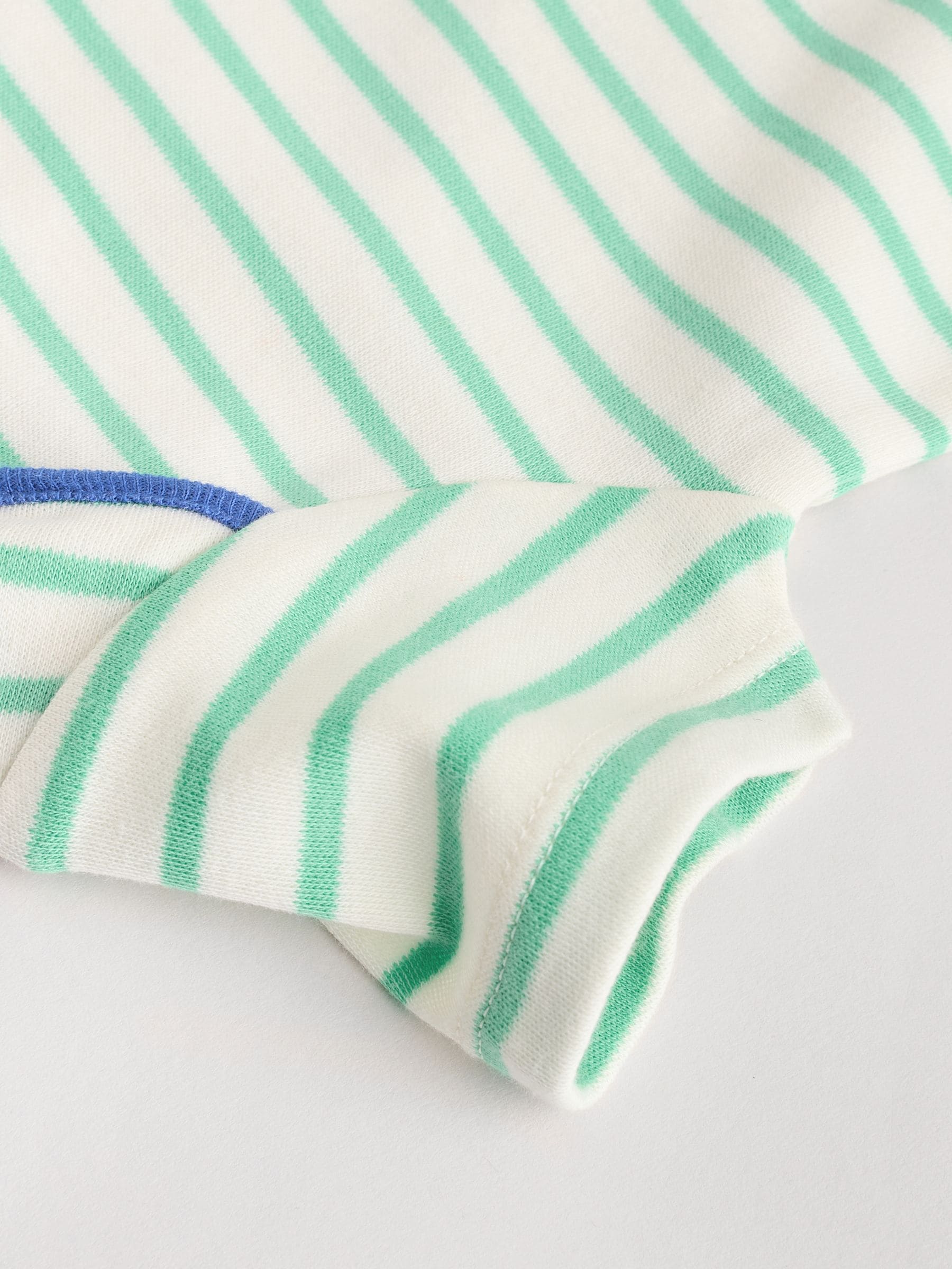 Multi Bright Stripe Short Sleeve 100% Cotton Bodysuits 5 Pack