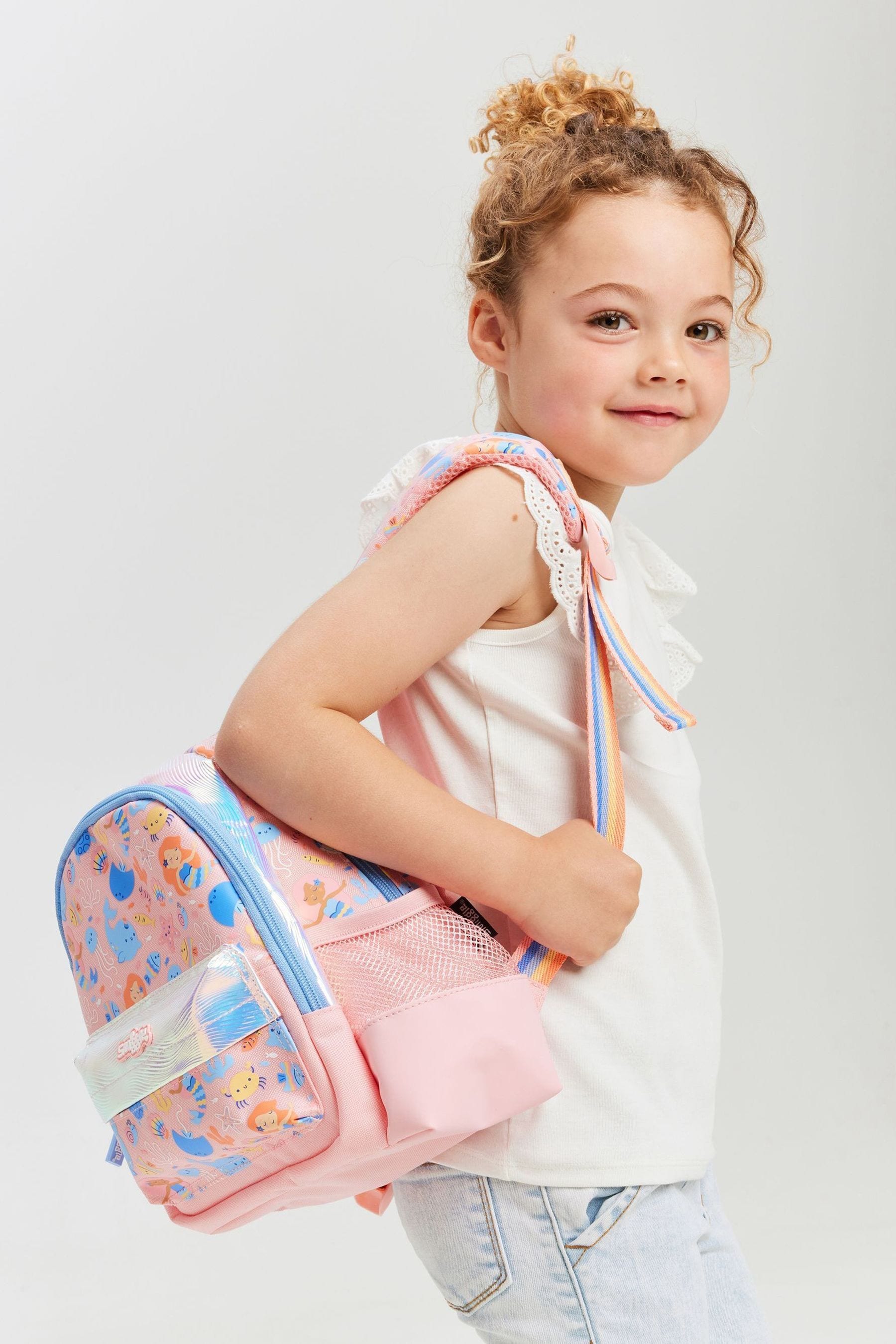 Smiggle Pink Over and Under Teeny Tiny Backpack