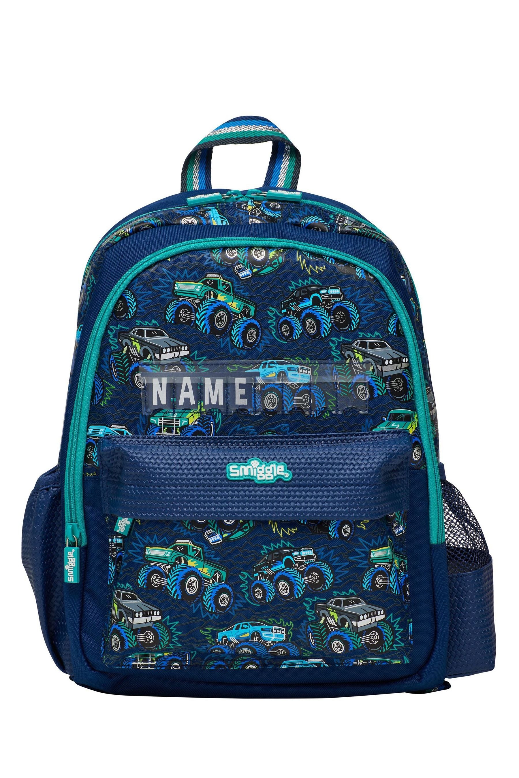 Smiggle Blue Blast Off Junior Id Backpack